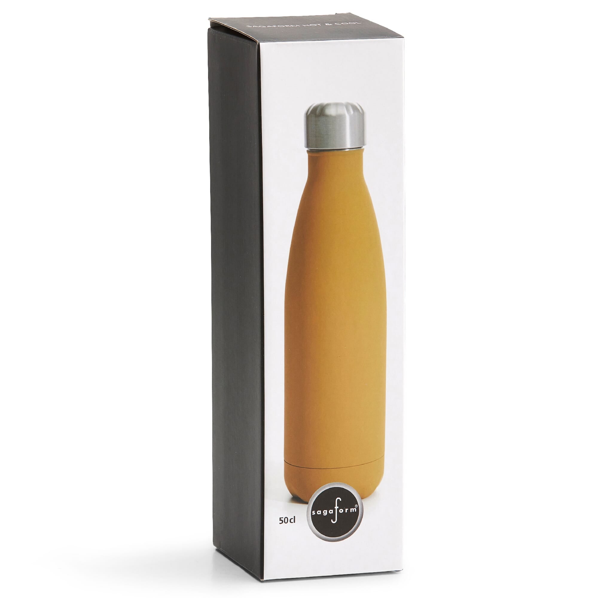Sagaform Nils Stahlflasche Gummi 500ml