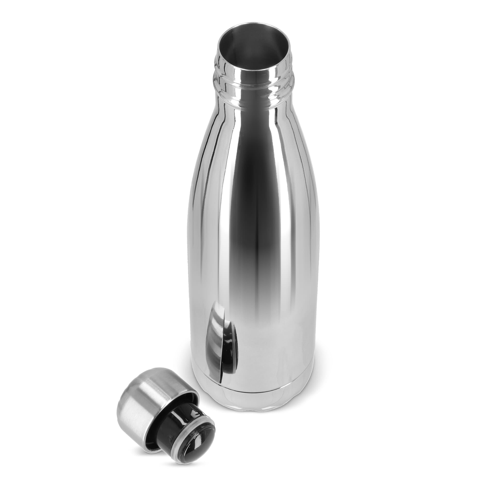 Sagaform Nils Stahlflasche Chrom 500 ml