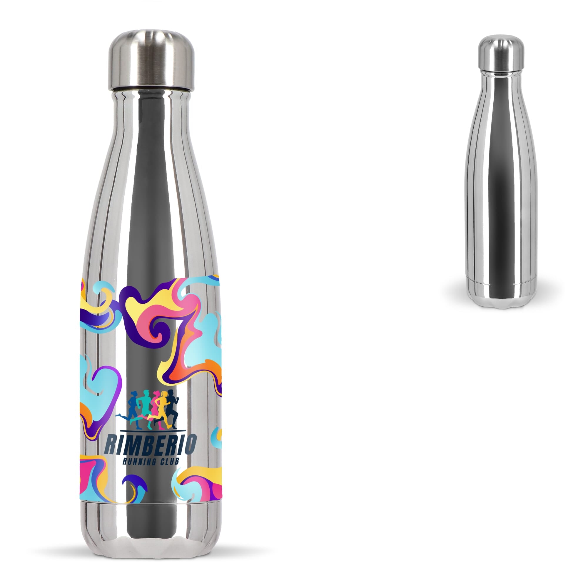 Sagaform Nils Stahlflasche Chrom 500 ml