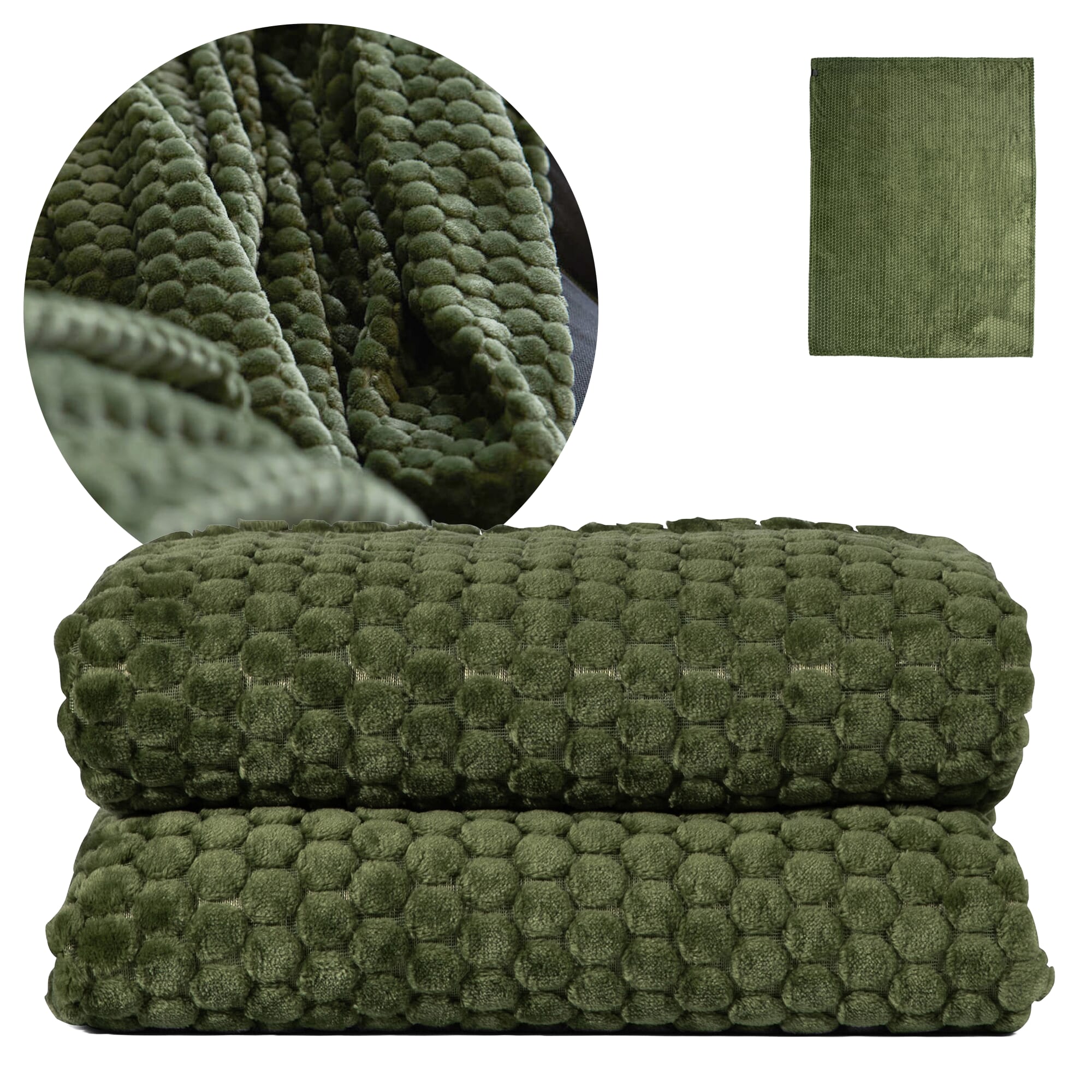 Sagaform Maja Fleece kariert 130x170 cm
