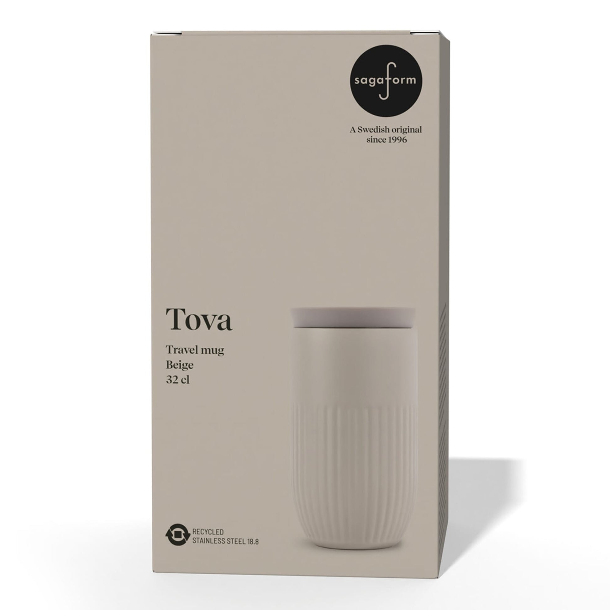 Sagaform Tova isolierter Becher, 320 ml auslaufsicher und spülmaschinenfest