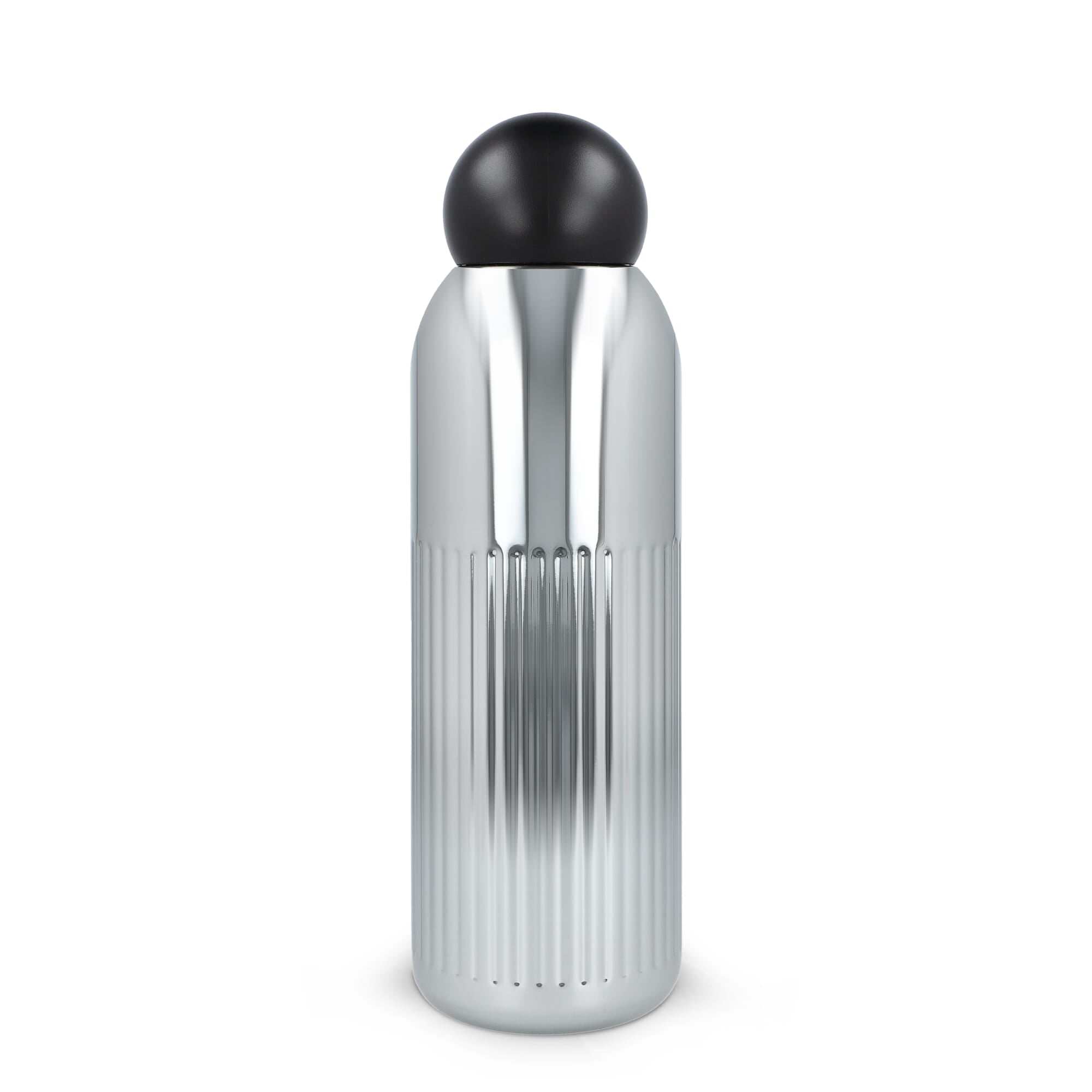 Sagaform Tekla Stahlisolierflasche Chrom (recycelt) 500 ml