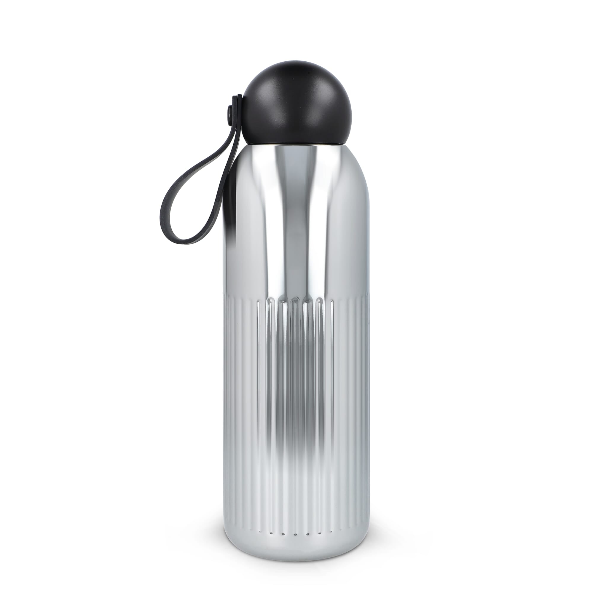 Sagaform Tekla Stahlisolierflasche Chrom (recycelt) 500 ml