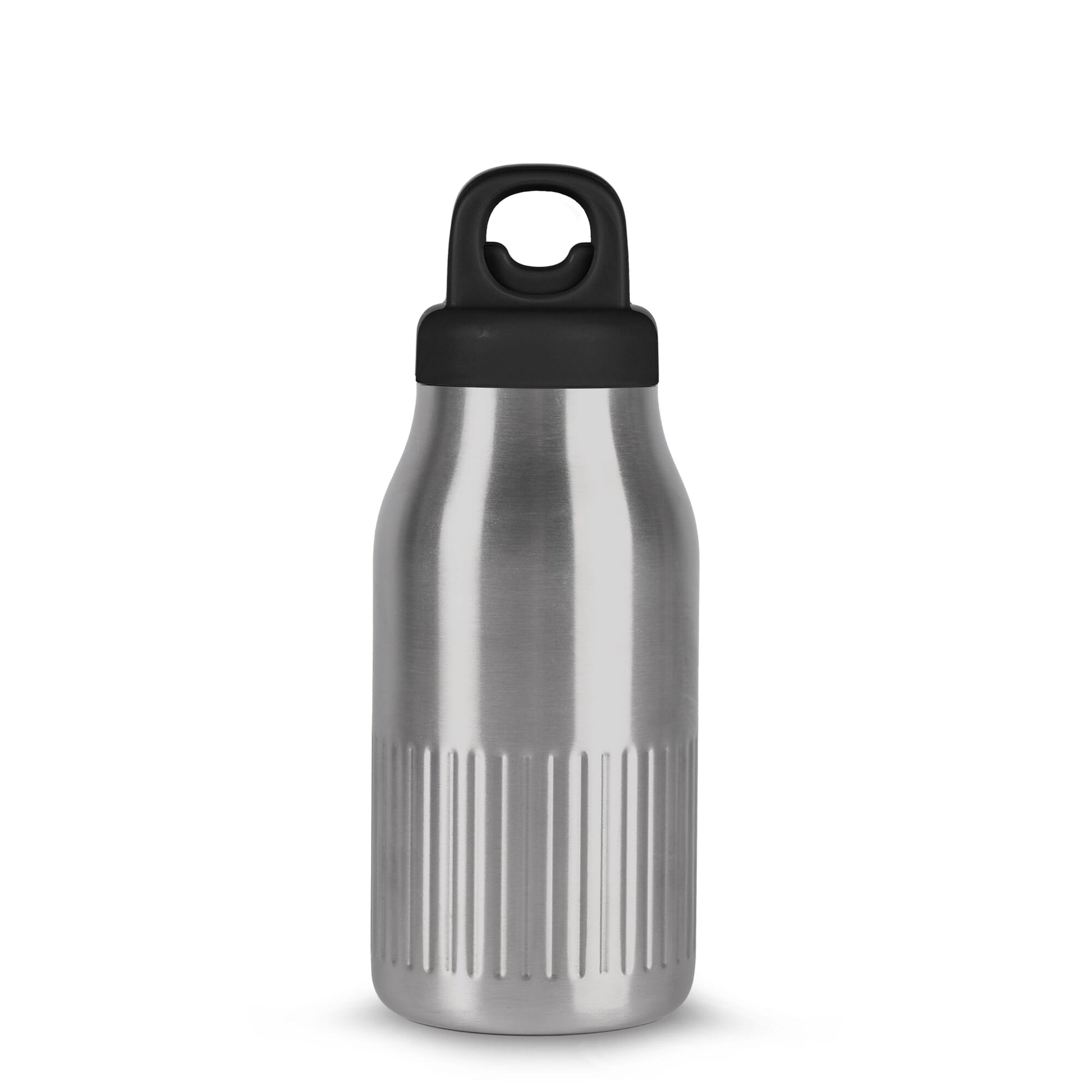 Sagaform Truls Stahlisolierflasche mit praktischem Klickverschluss (recycelt) 500 ml