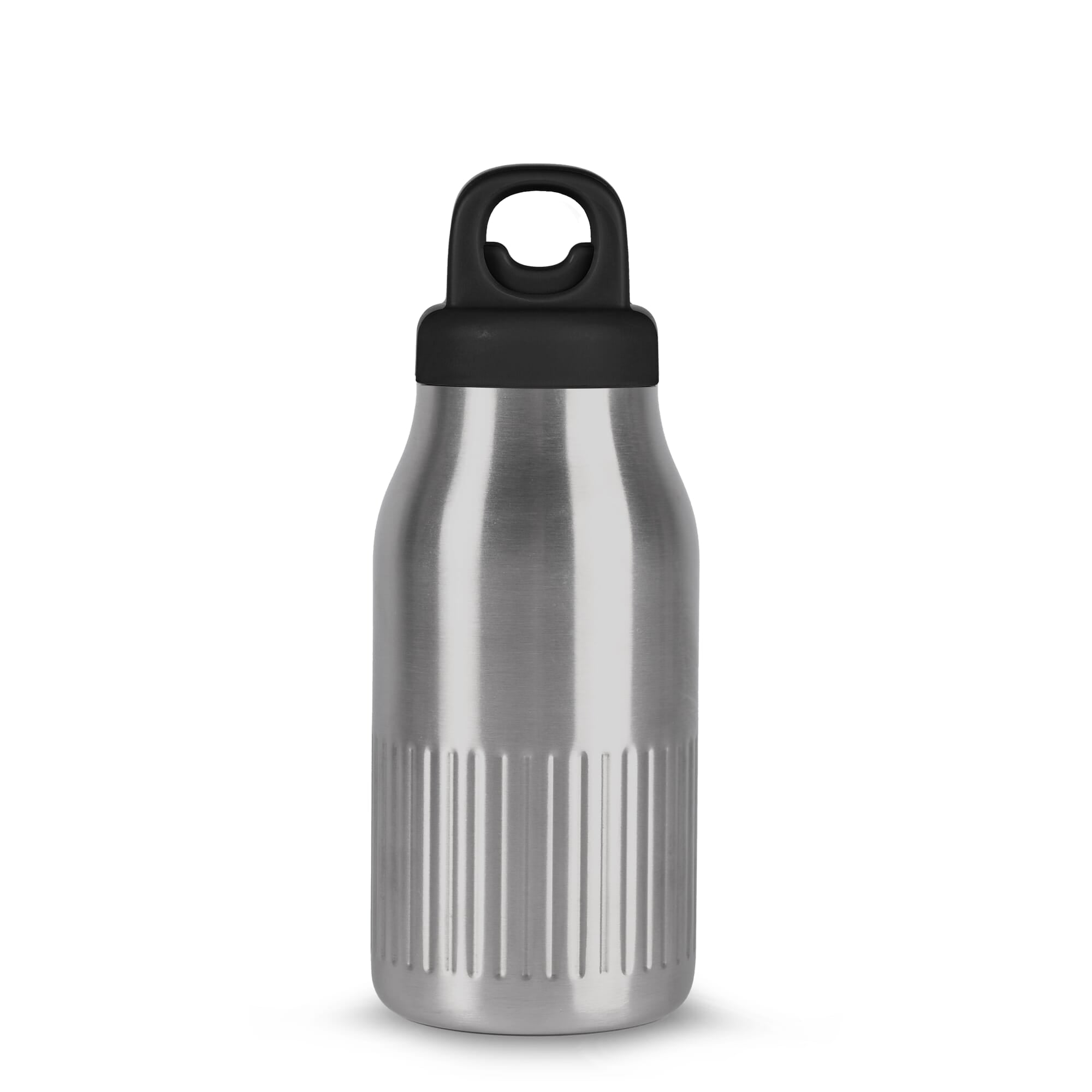 Sagaform Truls Stahlisolierflasche mit praktischem Klickverschluss (recycelt) 500 ml