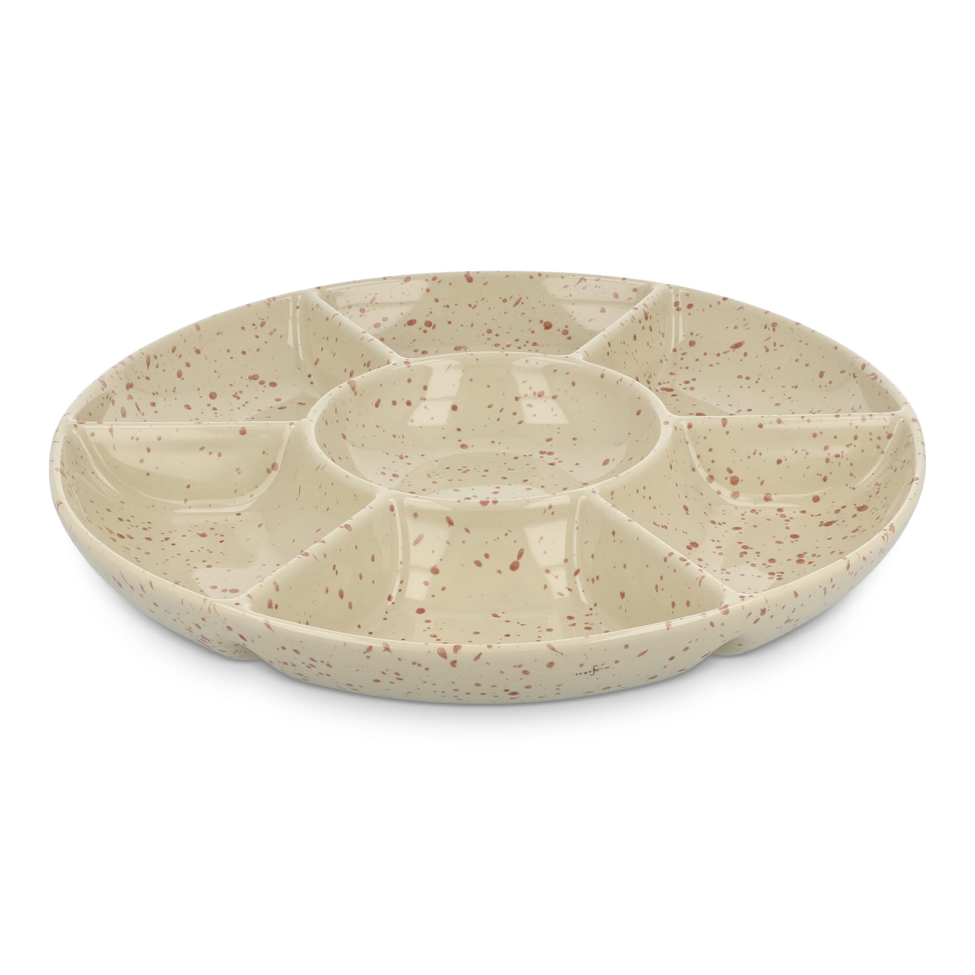 Sagaform Ditte Keramik-Servierplatte rund 26 cm