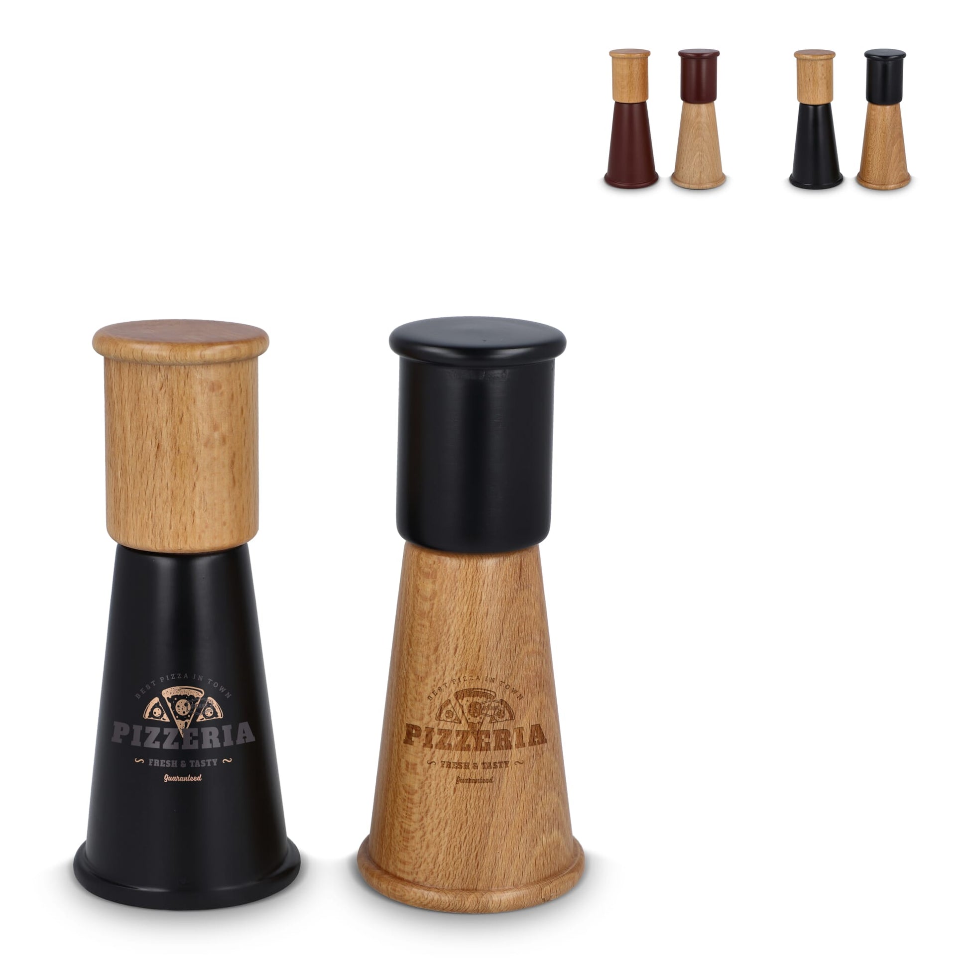Sagaform "Gurken" Salz- und Pfeffermühle Set klein, 15 cm