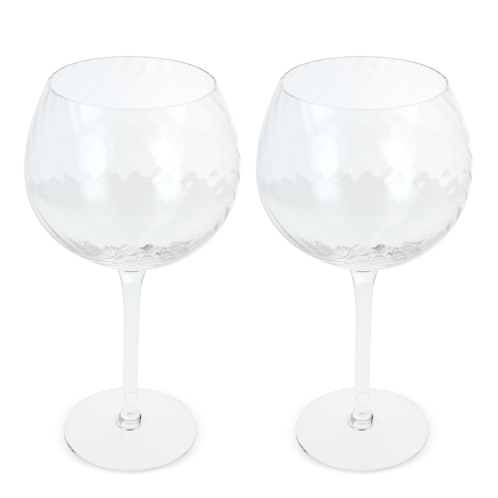 Byon Opacity 2er-Set Weingläser mit stilvollem Glasmuster 470ml