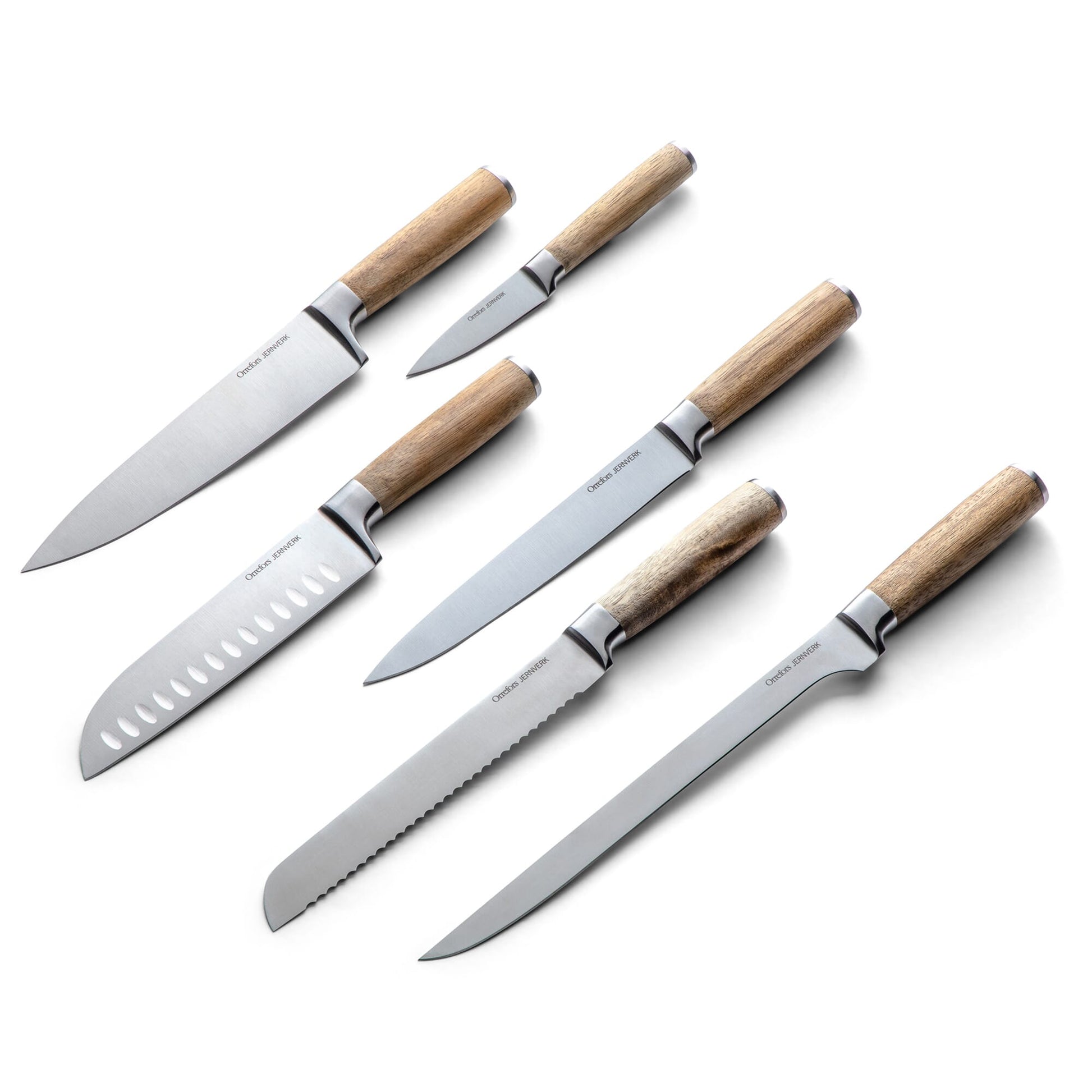 Orrefors Jernverk Messerset 6-teilig