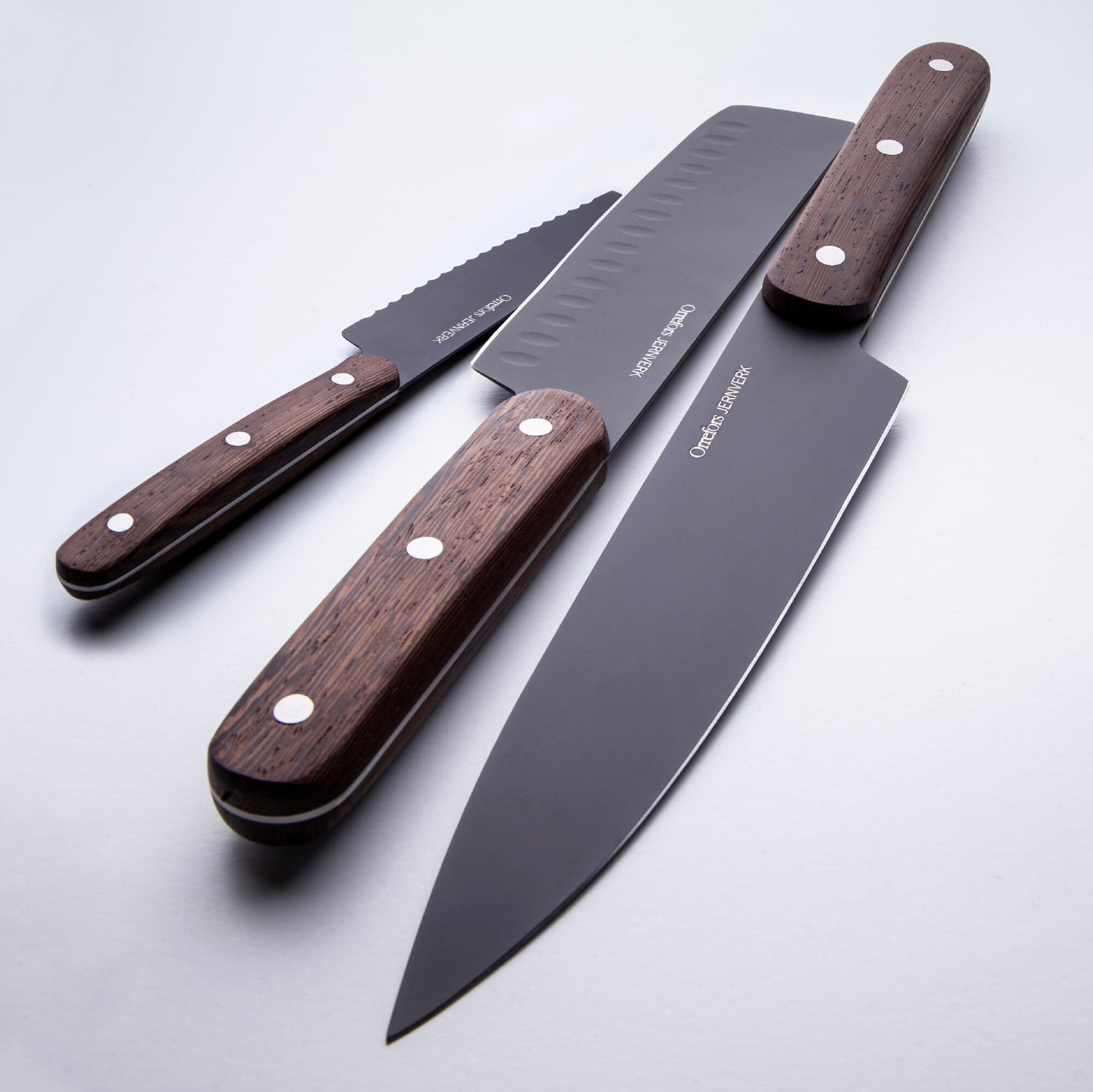 Orrefors Jernverk Messerset holz 3er-Set