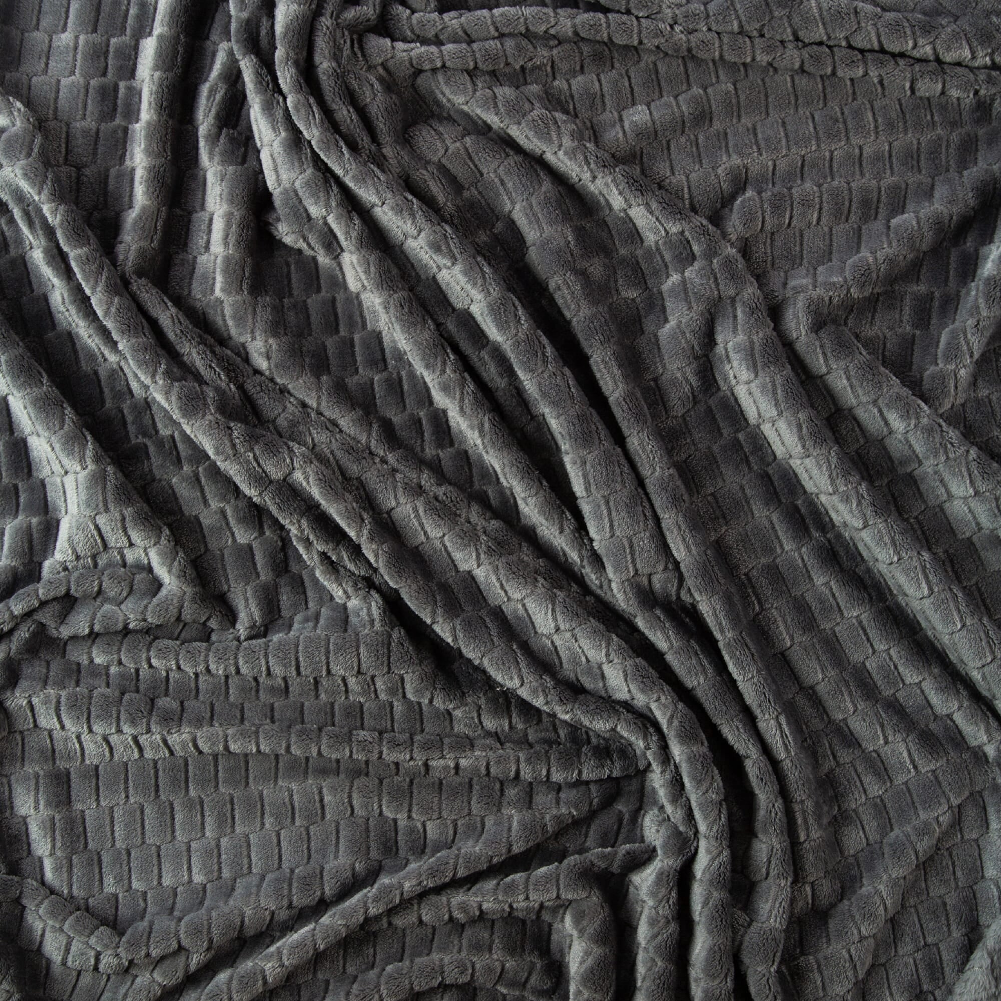 Kosta Linnewafveri Fleece Plaid Jaquard 130x170 cm