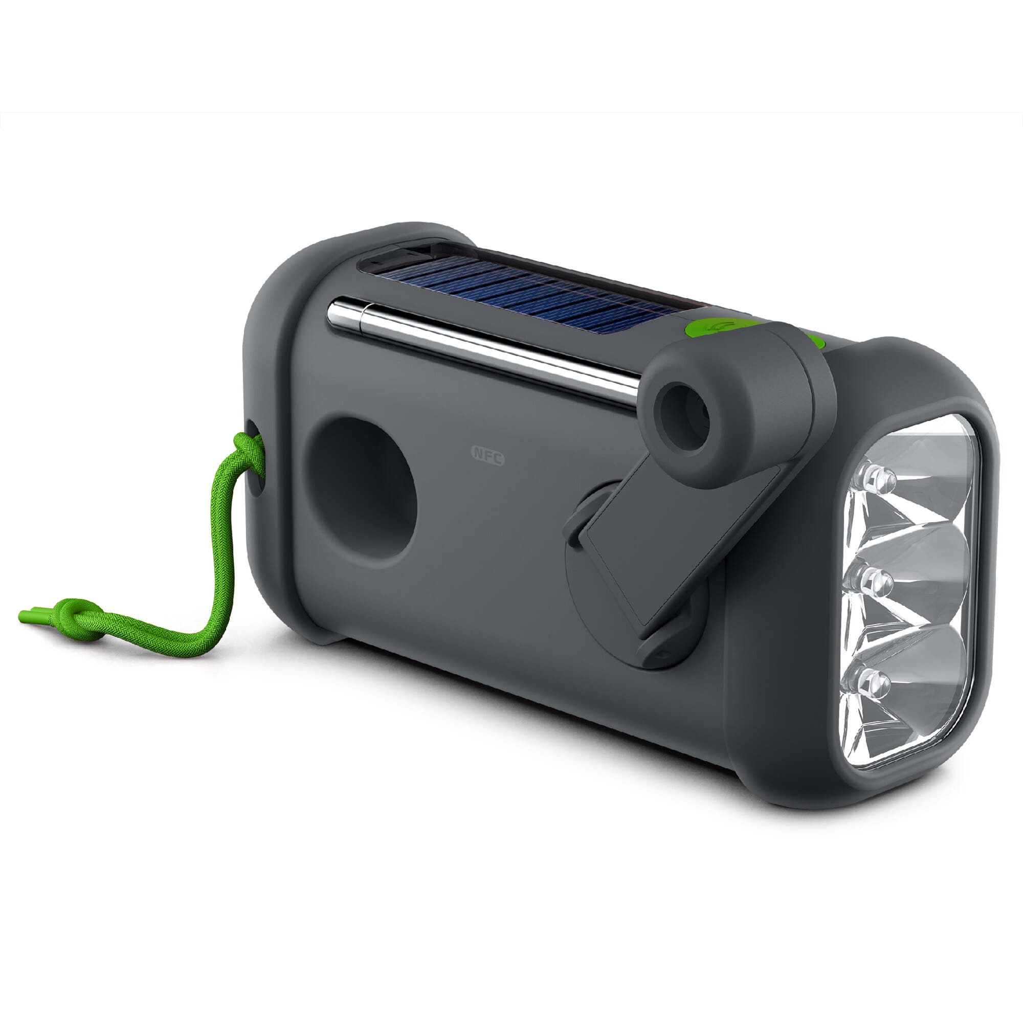 MH-08 | Muse Radio, Bluetooth-Lautsprecher mit Solar- und Öffnungsmechanismen
