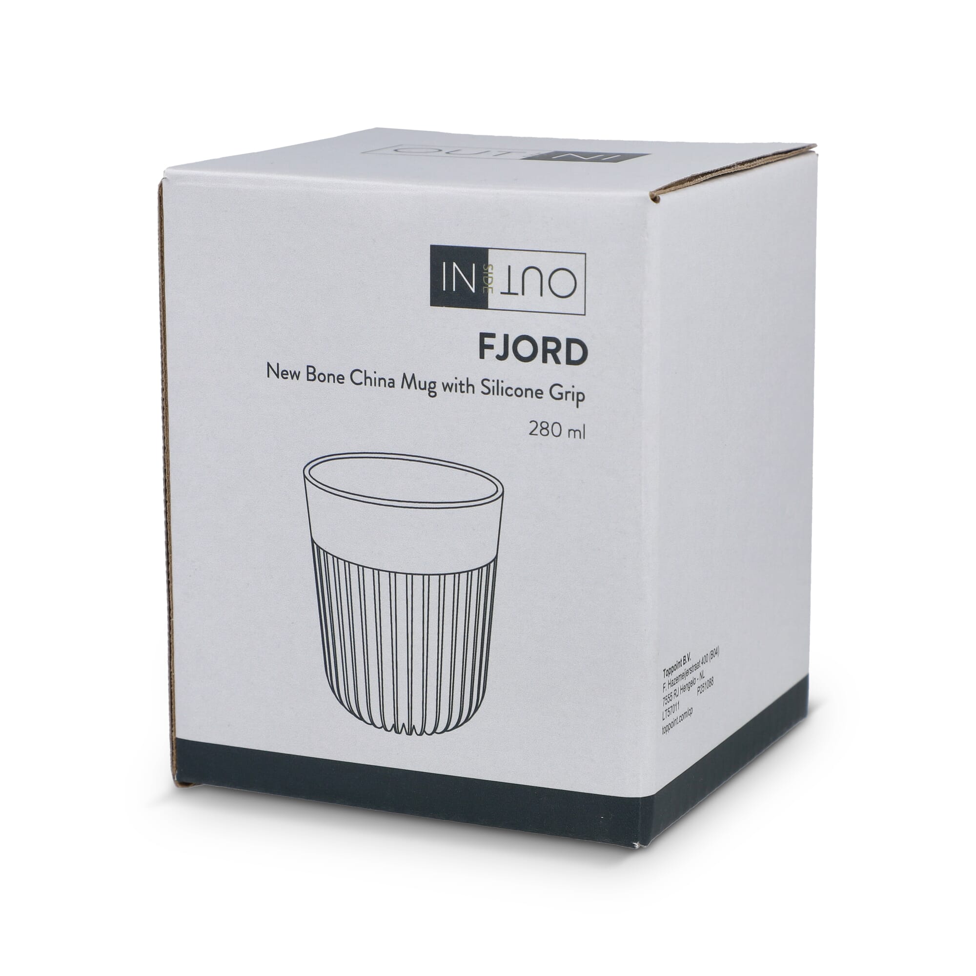 InSideOut All Black Premium-Becher Fjord 280 ml