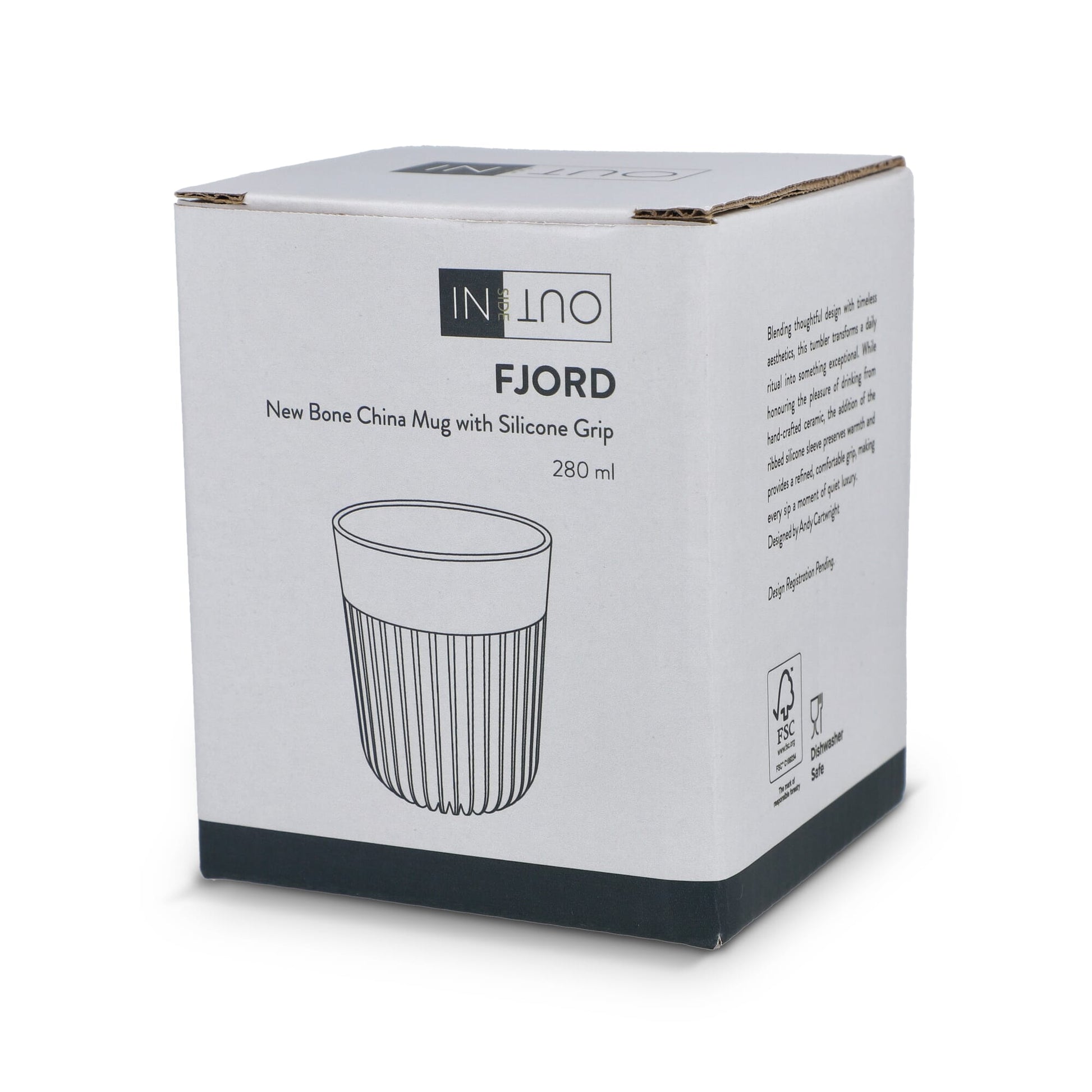 InSideOut All Black Premium-Becher Fjord 280 ml
