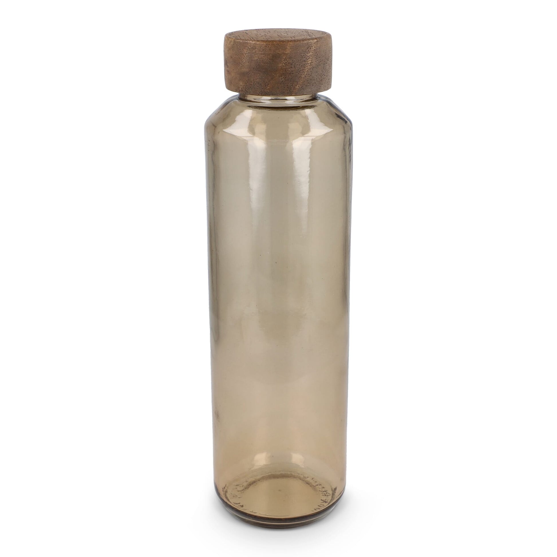 InSideOut Recycelte Glaswasserflasche ReuuZ mit Holzverschluss 650 ml