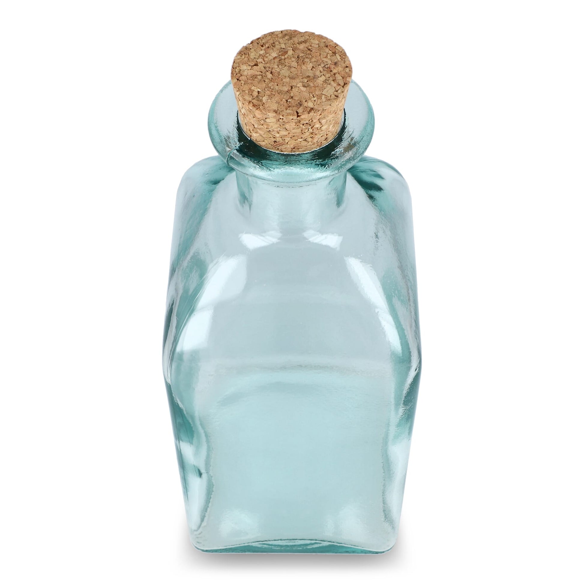 InSideOut Square Recycelte Glaswasserflasche ReuuZ mit Korkverschluss 1 l