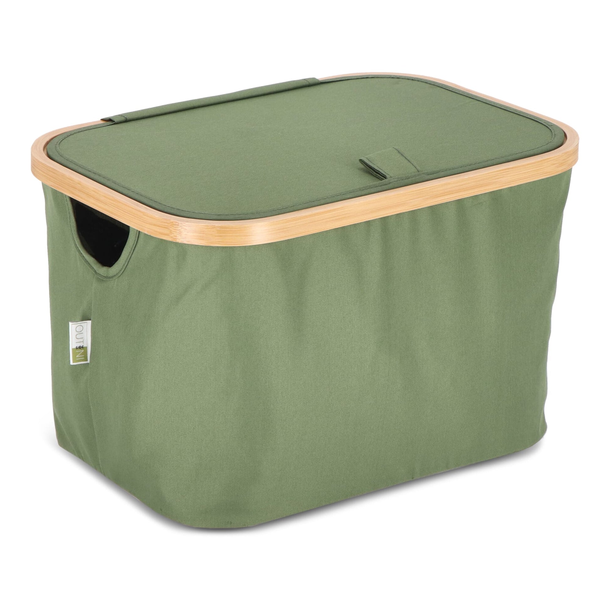 InSideOut faltbarer Korb mit Deckel Sogne 38 x 26 x 25cm rPET