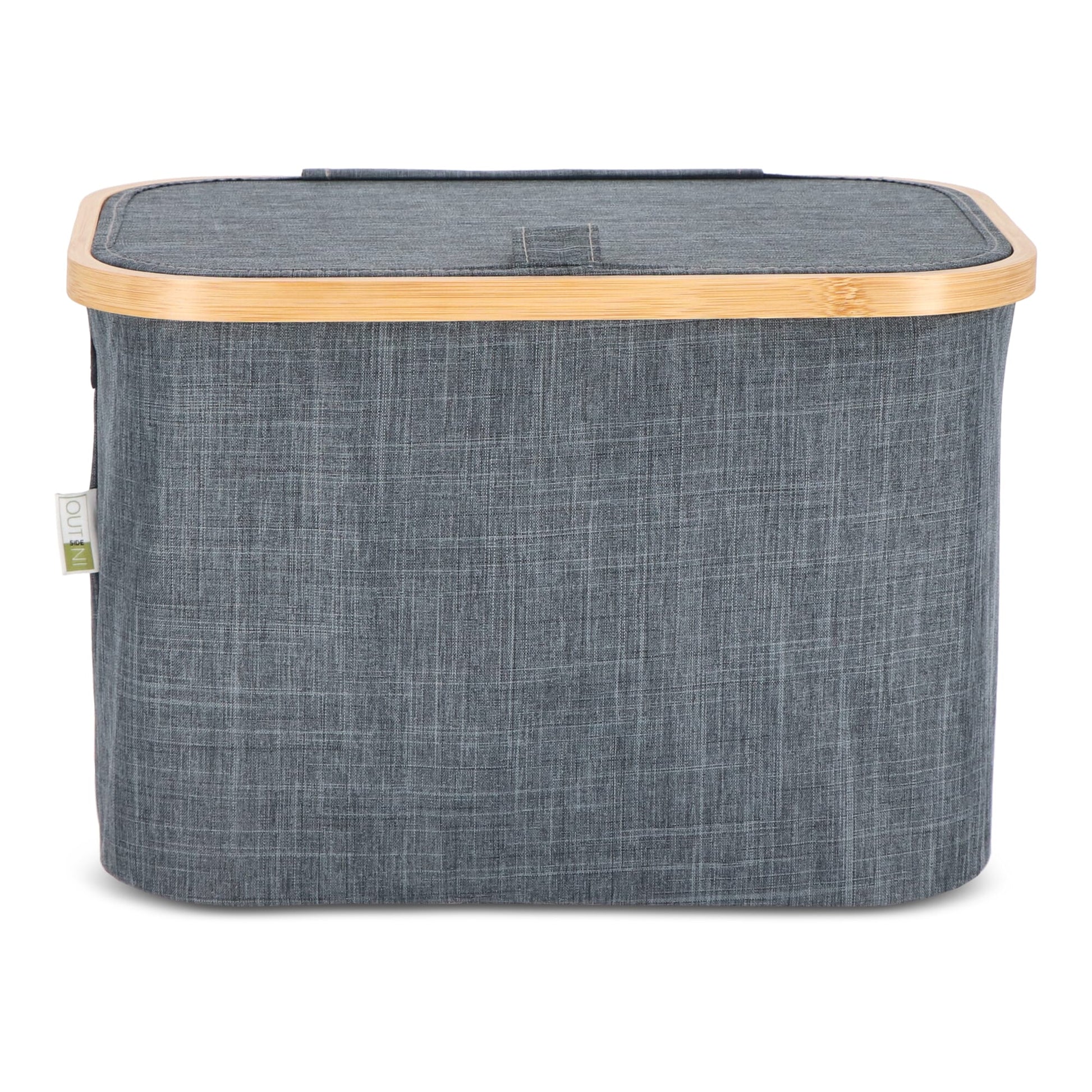InSideOut faltbarer Korb mit Deckel Sogne 38 x 26 x 25cm rPET