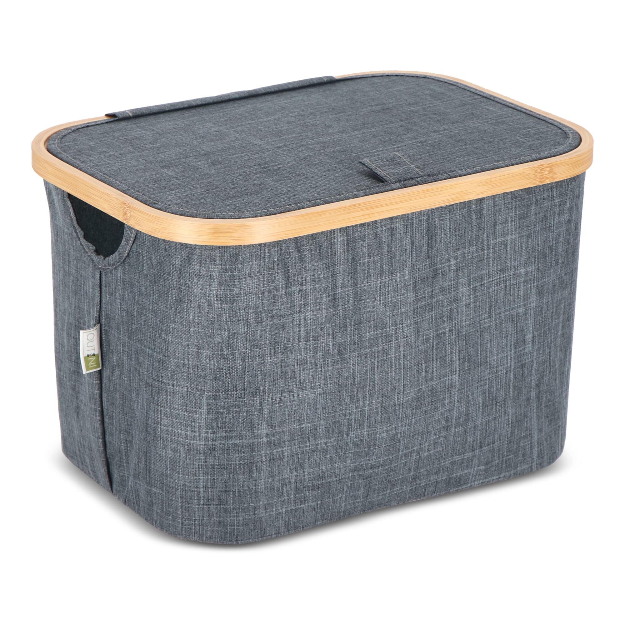 InSideOut faltbarer Korb mit Deckel Sogne 38 x 26 x 25cm rPET