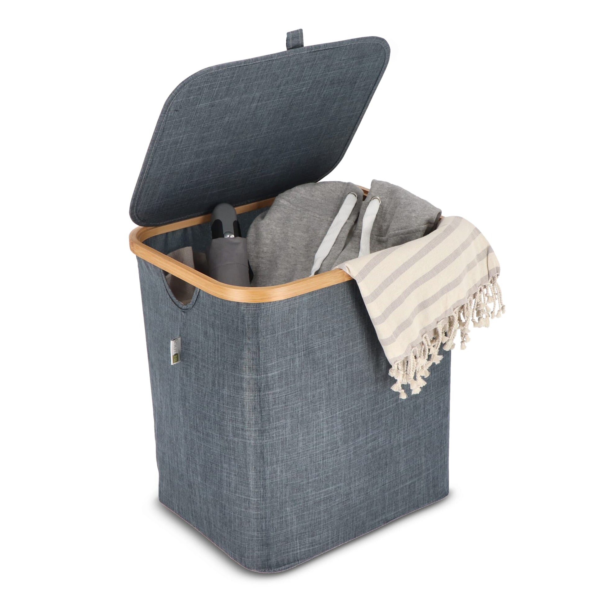 InSideOut faltbarer Korb mit Deckel Sogne 40,5 x 33 x 42cm rPET