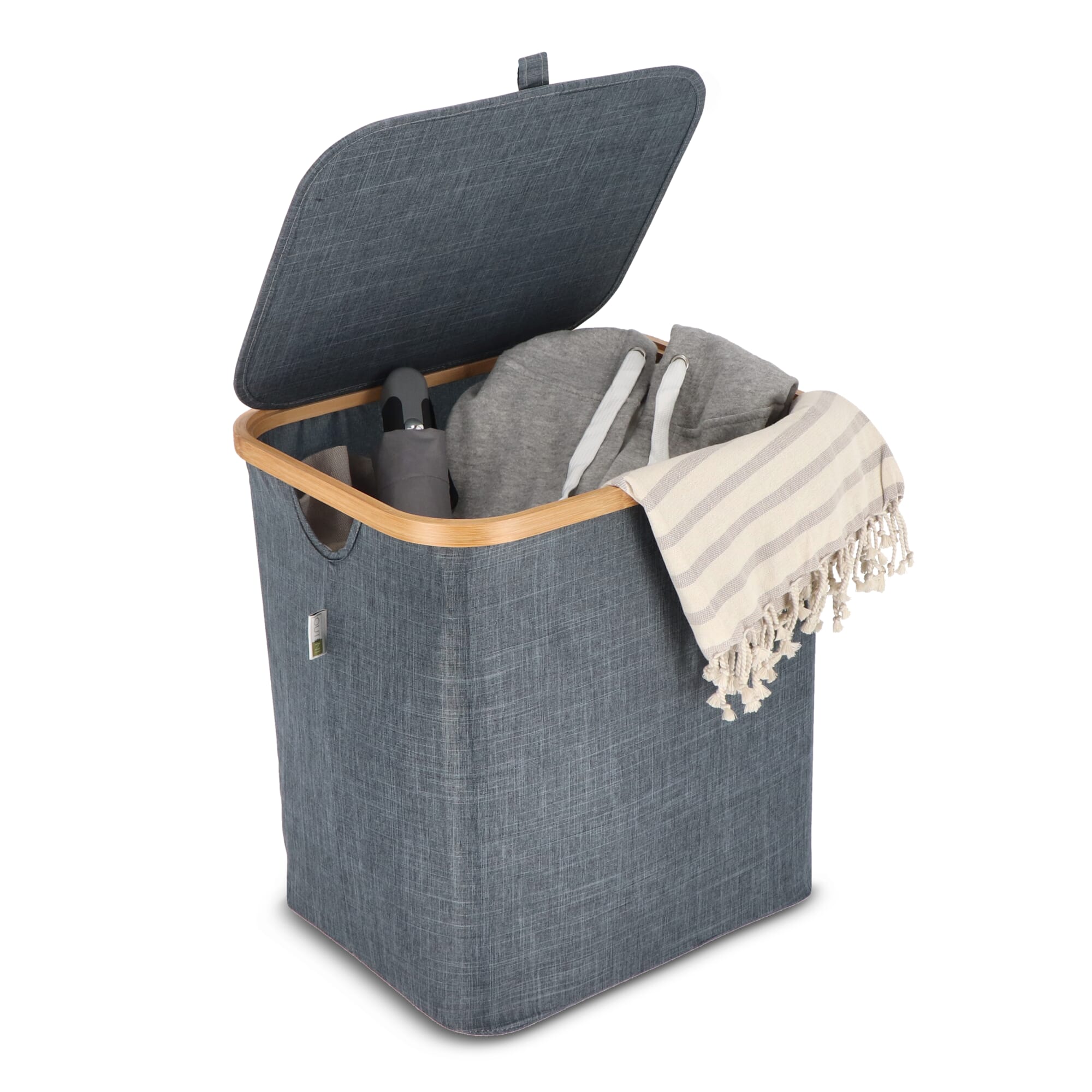 InSideOut faltbarer Korb mit Deckel Sogne 40,5 x 33 x 42cm rPET