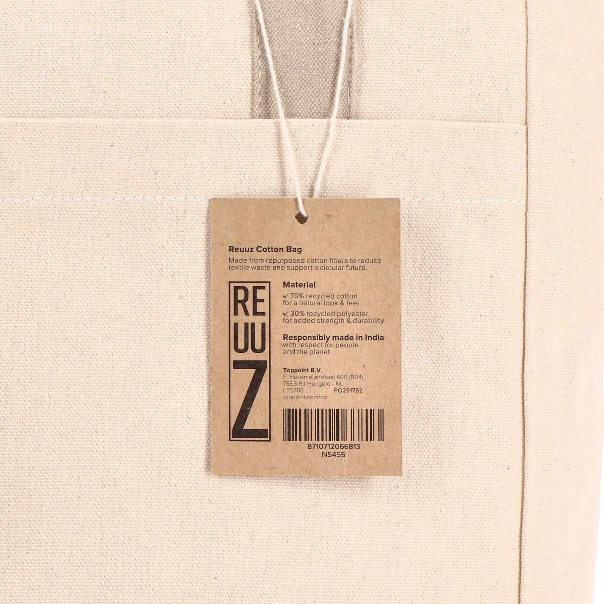 InSideOut Reuuz Canvas Tragetasche 33 x 42 x 10 cm