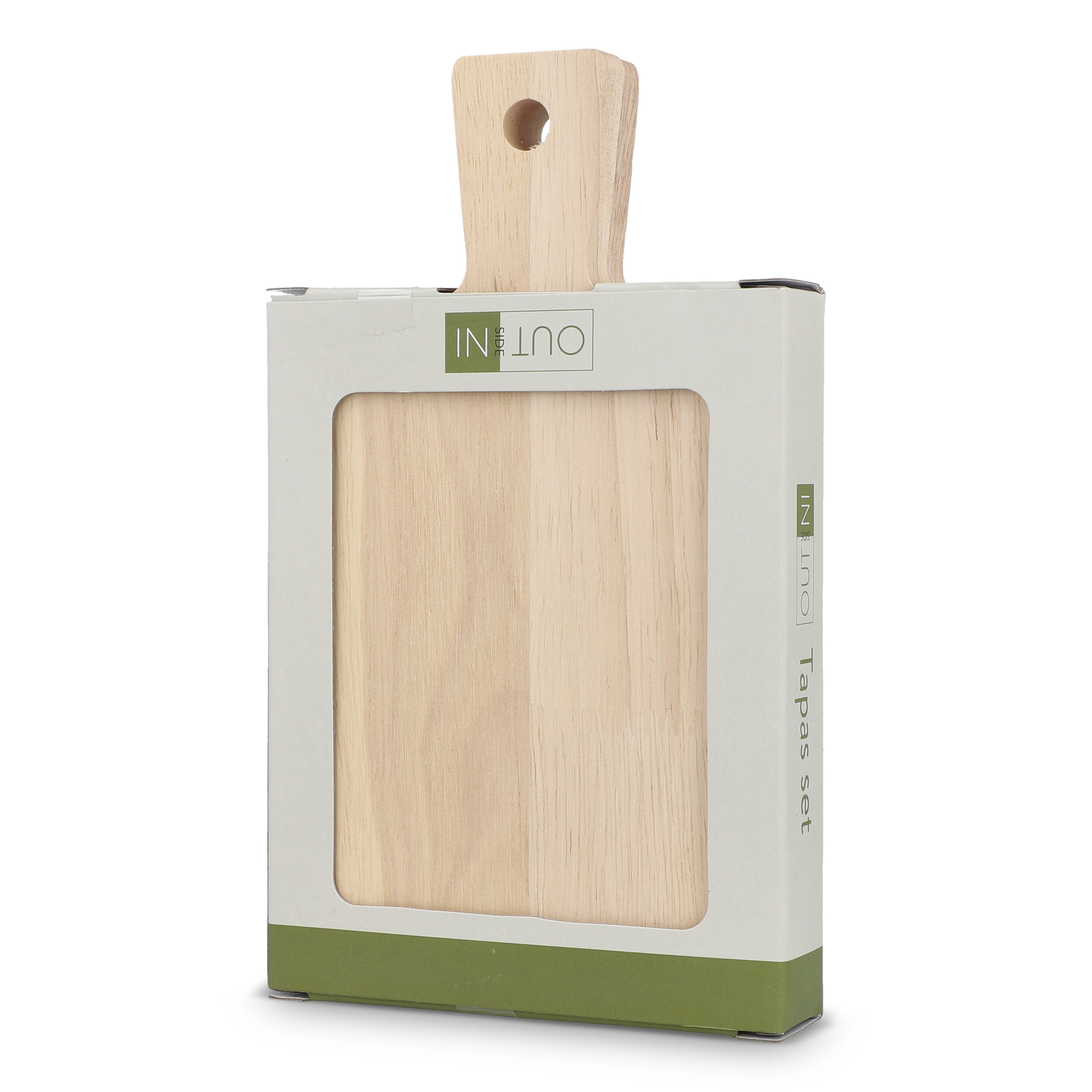 Tapas-Servierbretter aus Holz im 2er-Set