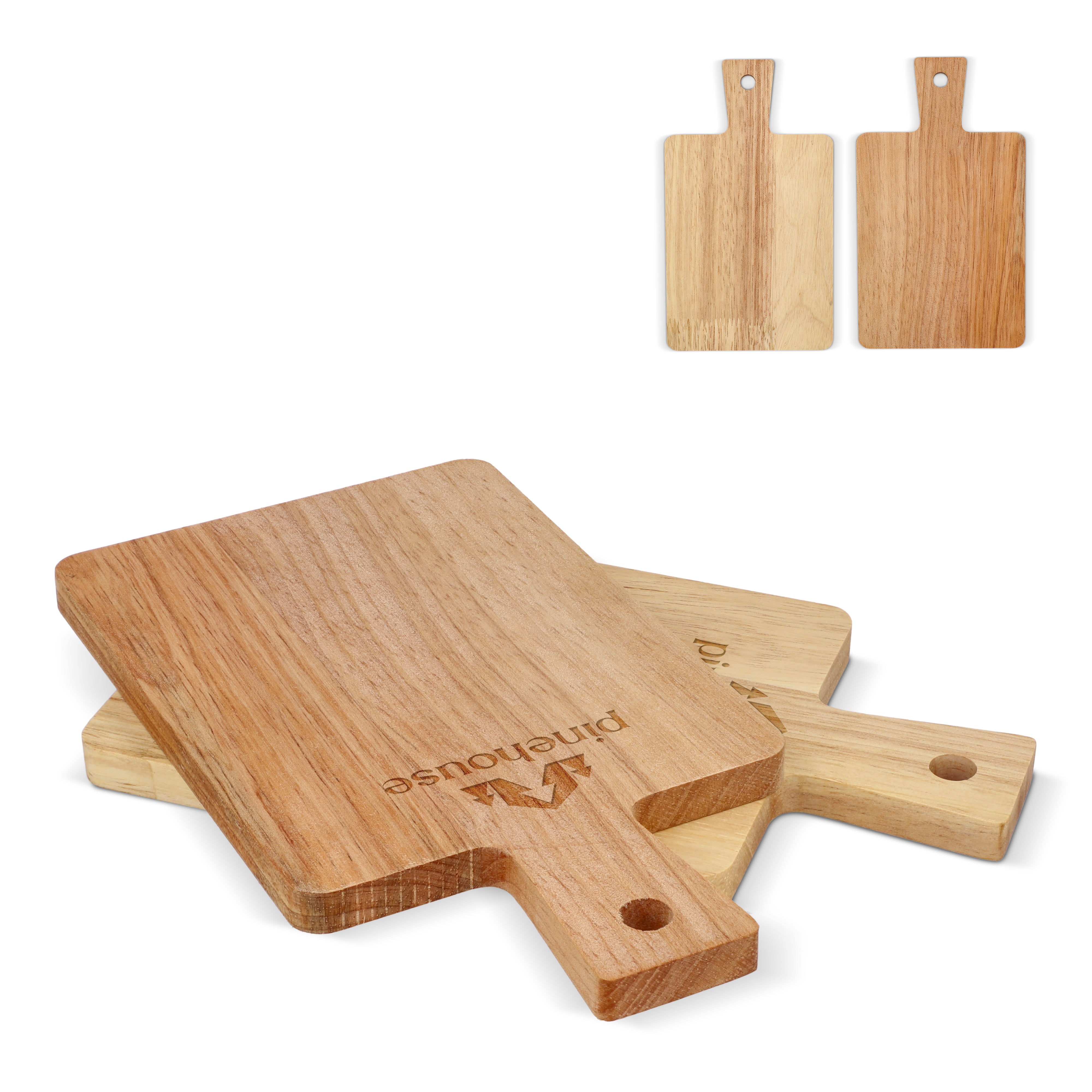 Tapas-Servierbretter aus Holz im 2er-Set