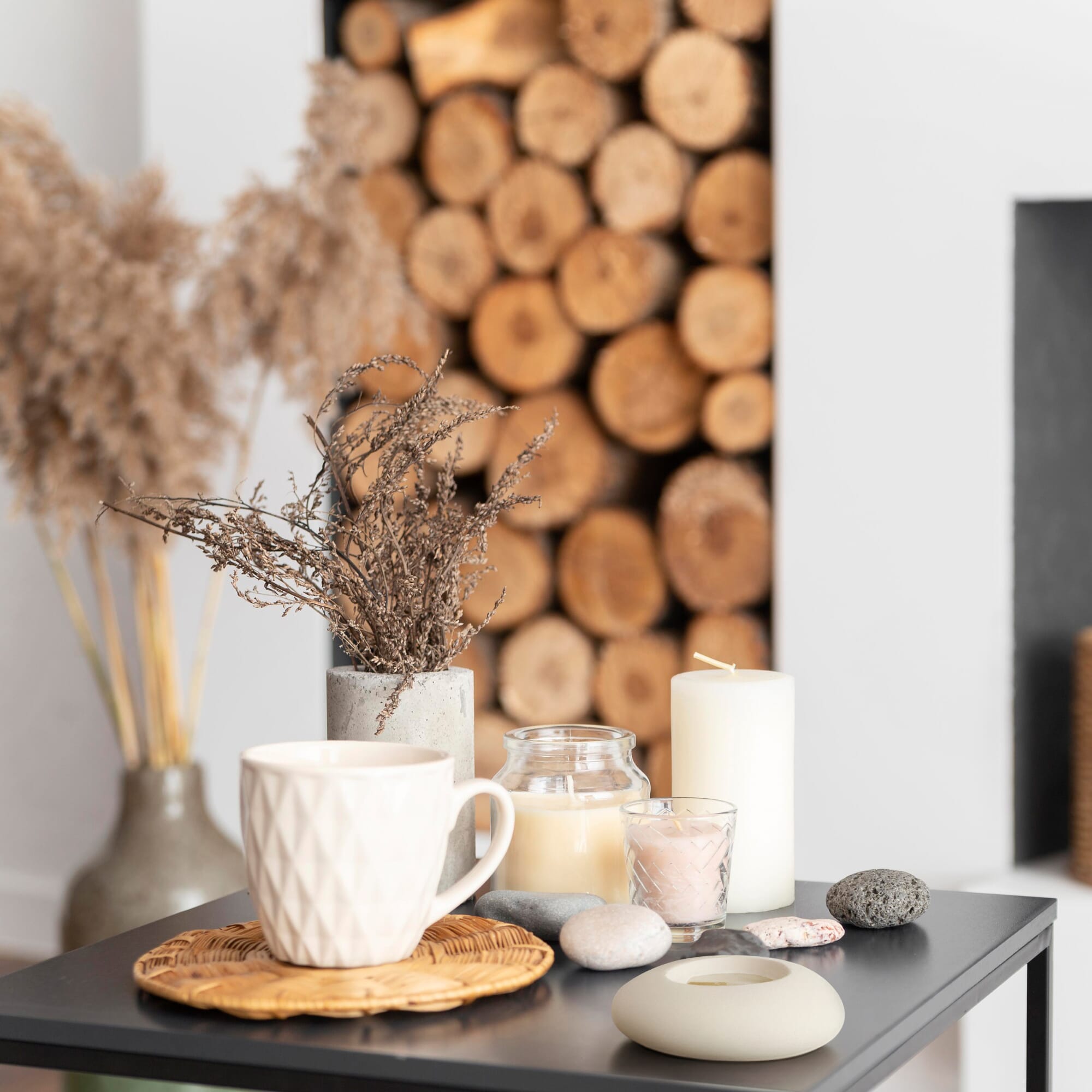 InsideOut Aroma Pebble Geschenkset mit 6 ätherischen Ölen