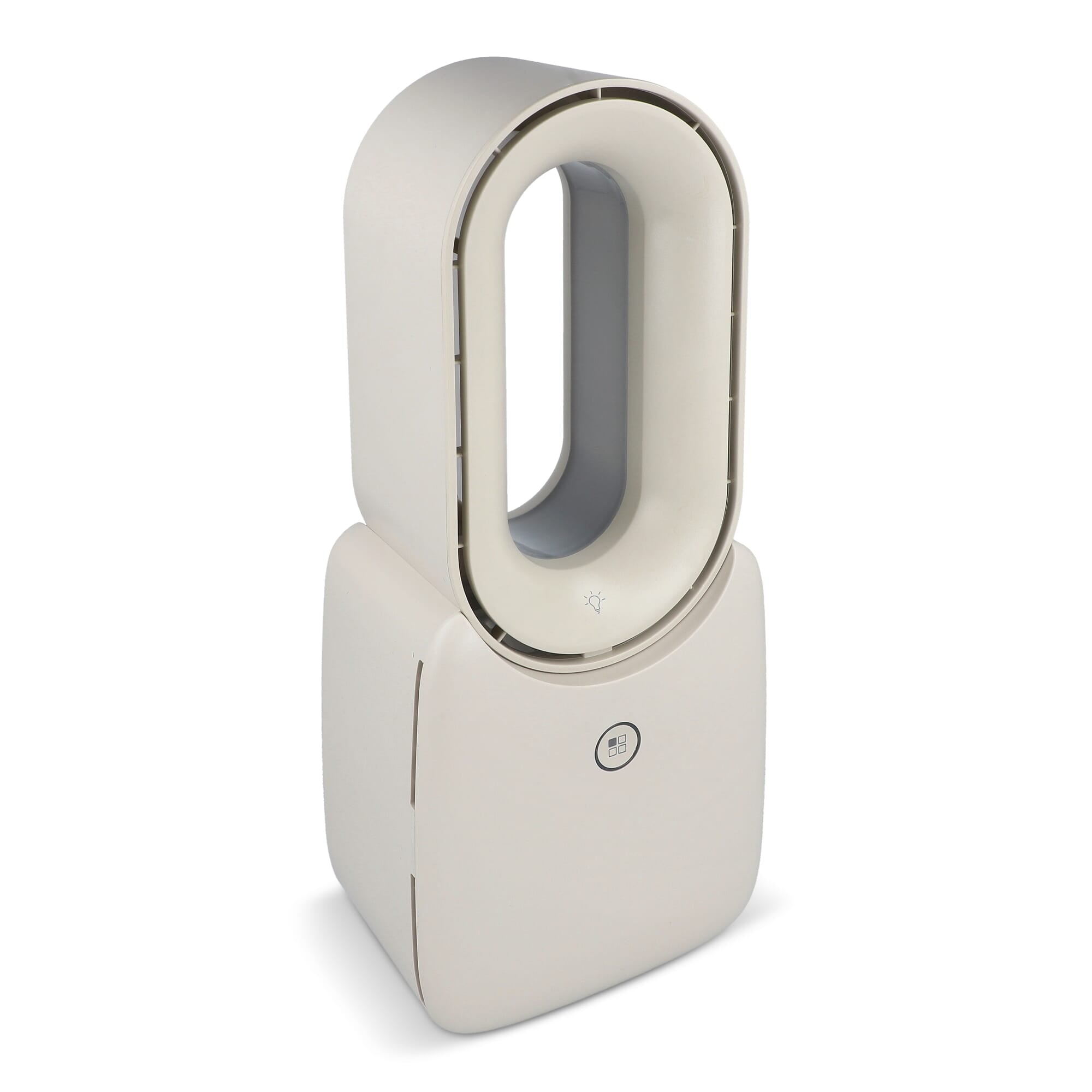 inSideOut Brislux – Rotorloser Softwind-Ventilator mit LED-Licht