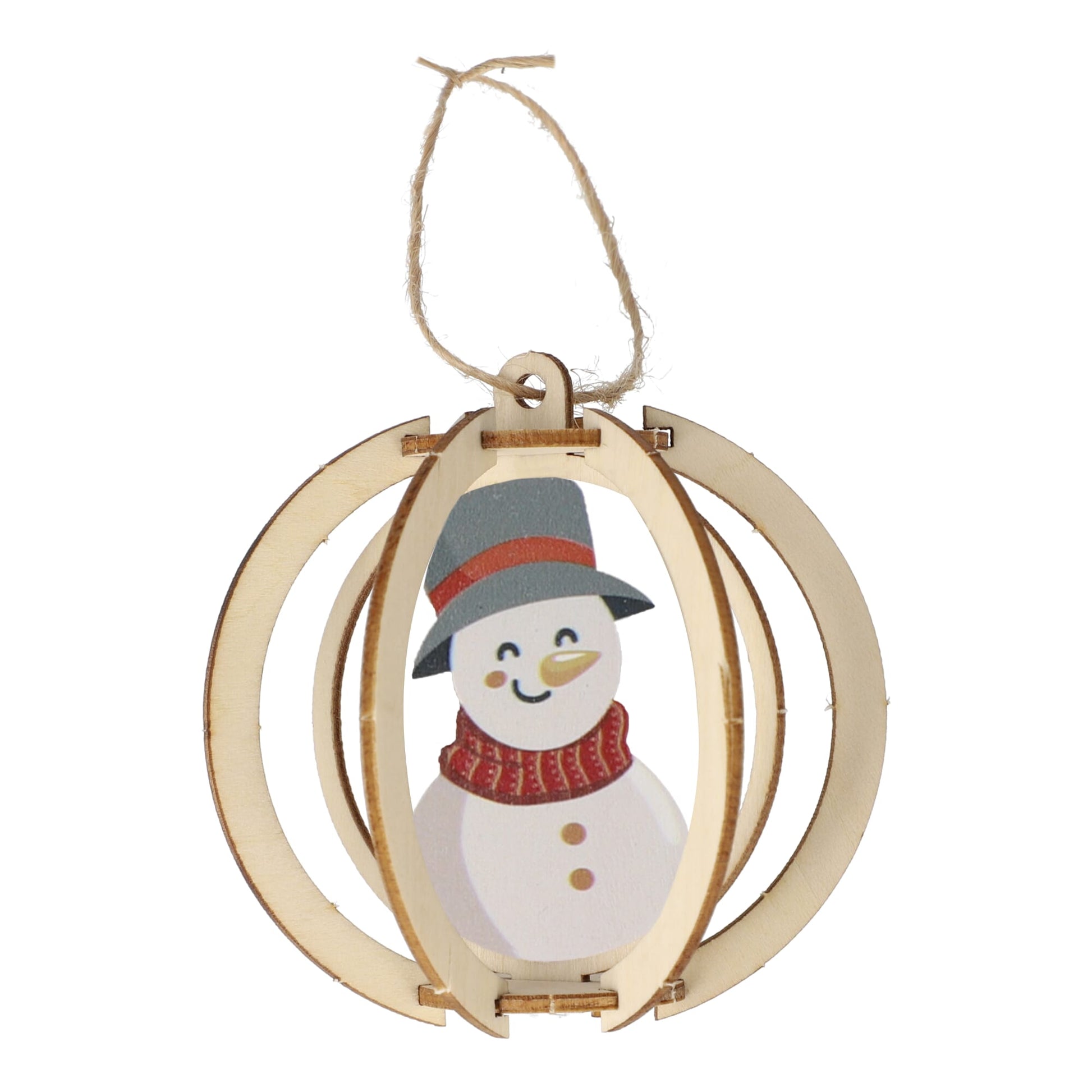 InSideOut Weihnachtsschmuck aus Holz 3er-Set