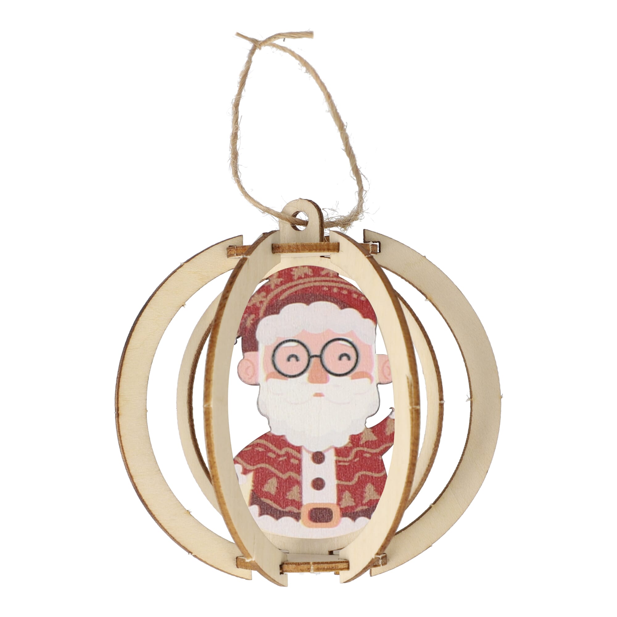InSideOut Weihnachtsschmuck aus Holz 3er-Set