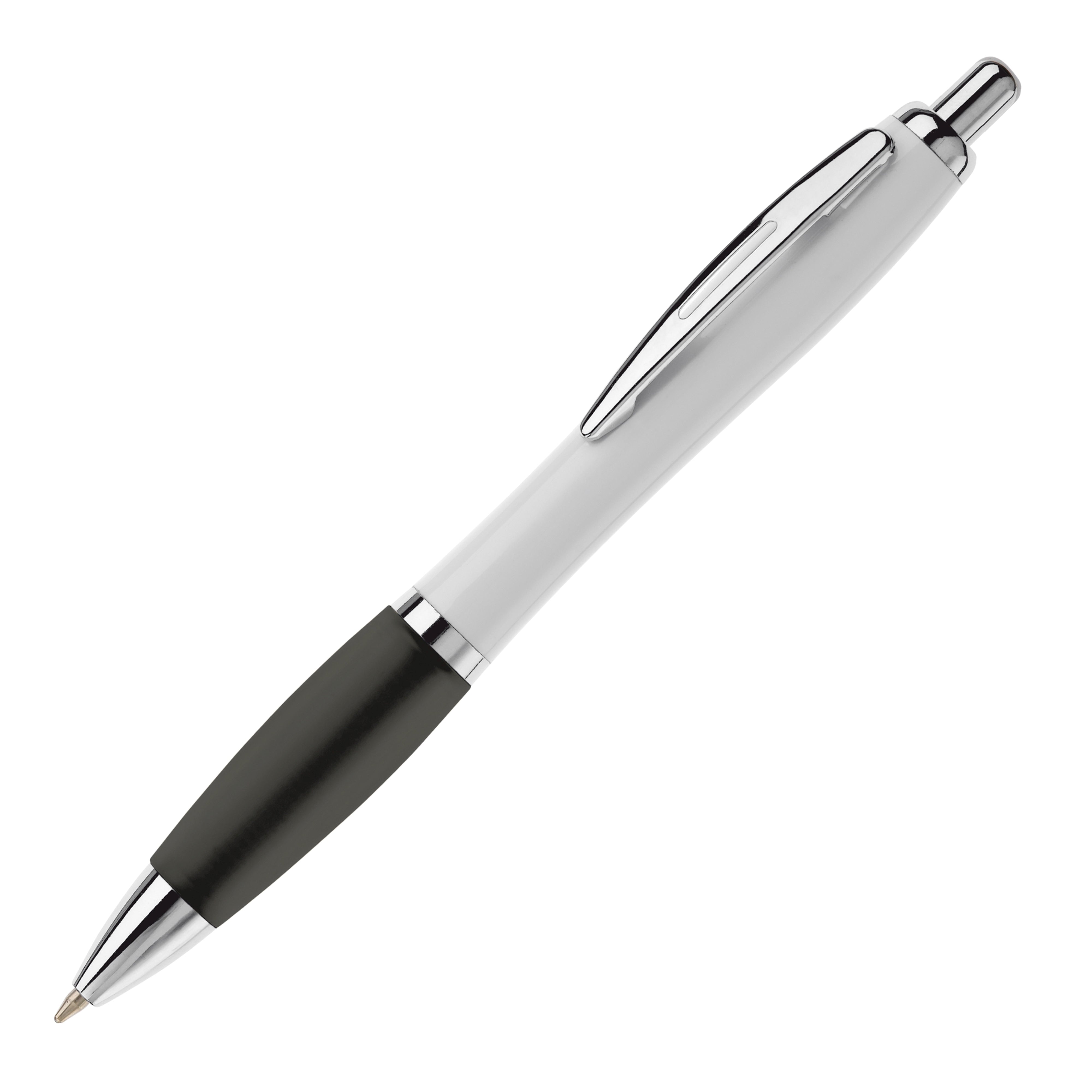 Kugelschreiber HAWAÏ Weiß mit Metallclip