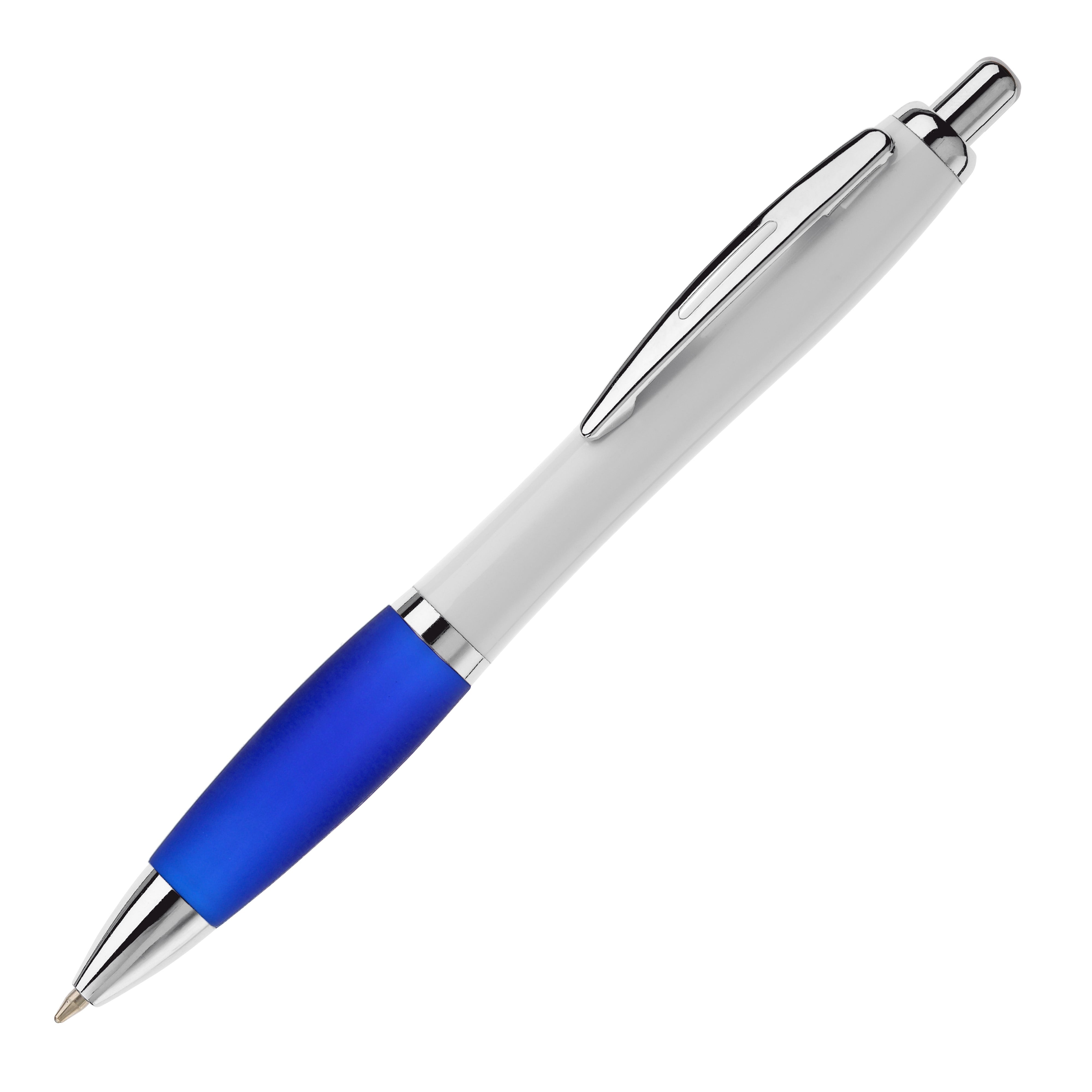 Kugelschreiber HAWAÏ Weiß mit Metallclip