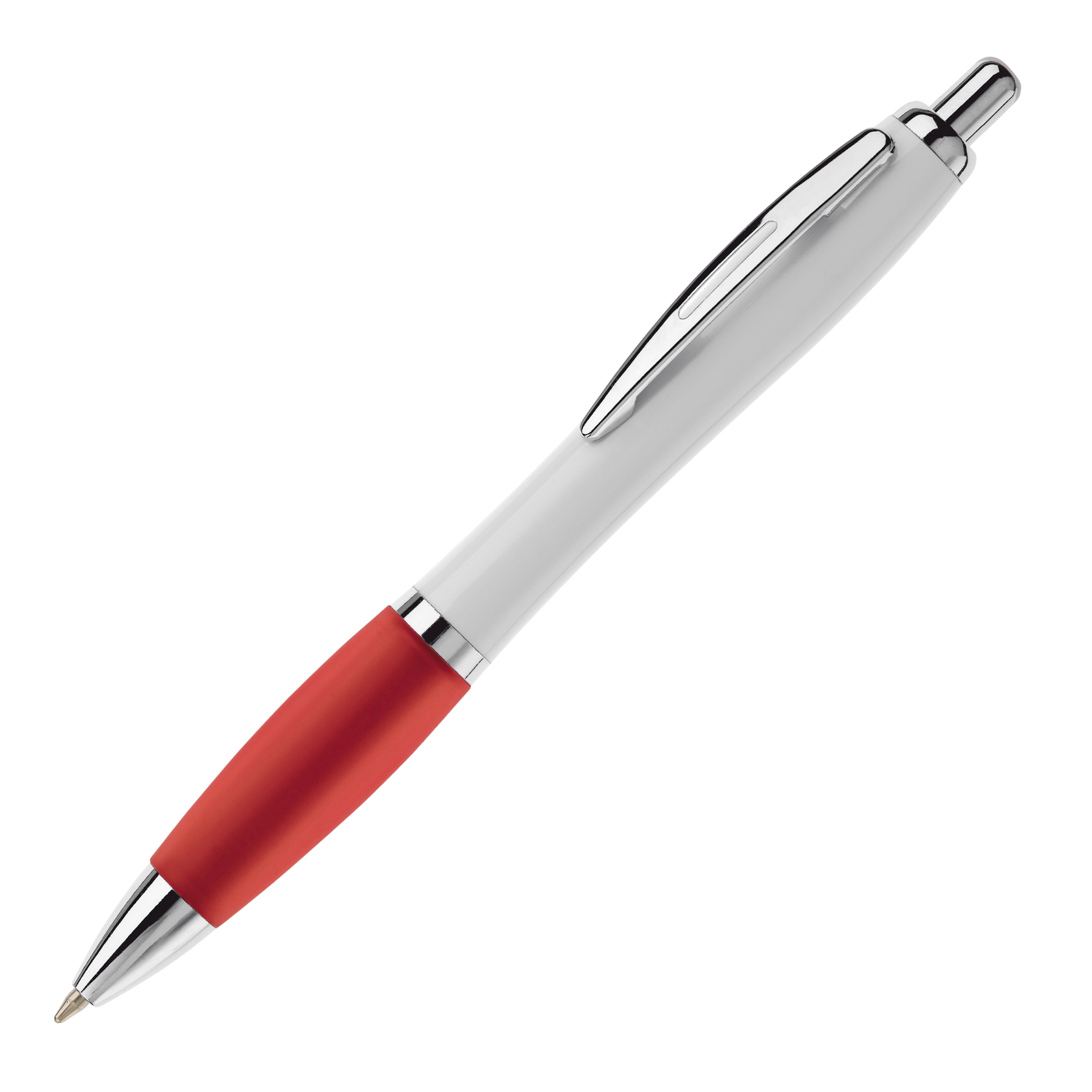 Kugelschreiber HAWAÏ Weiß mit Metallclip