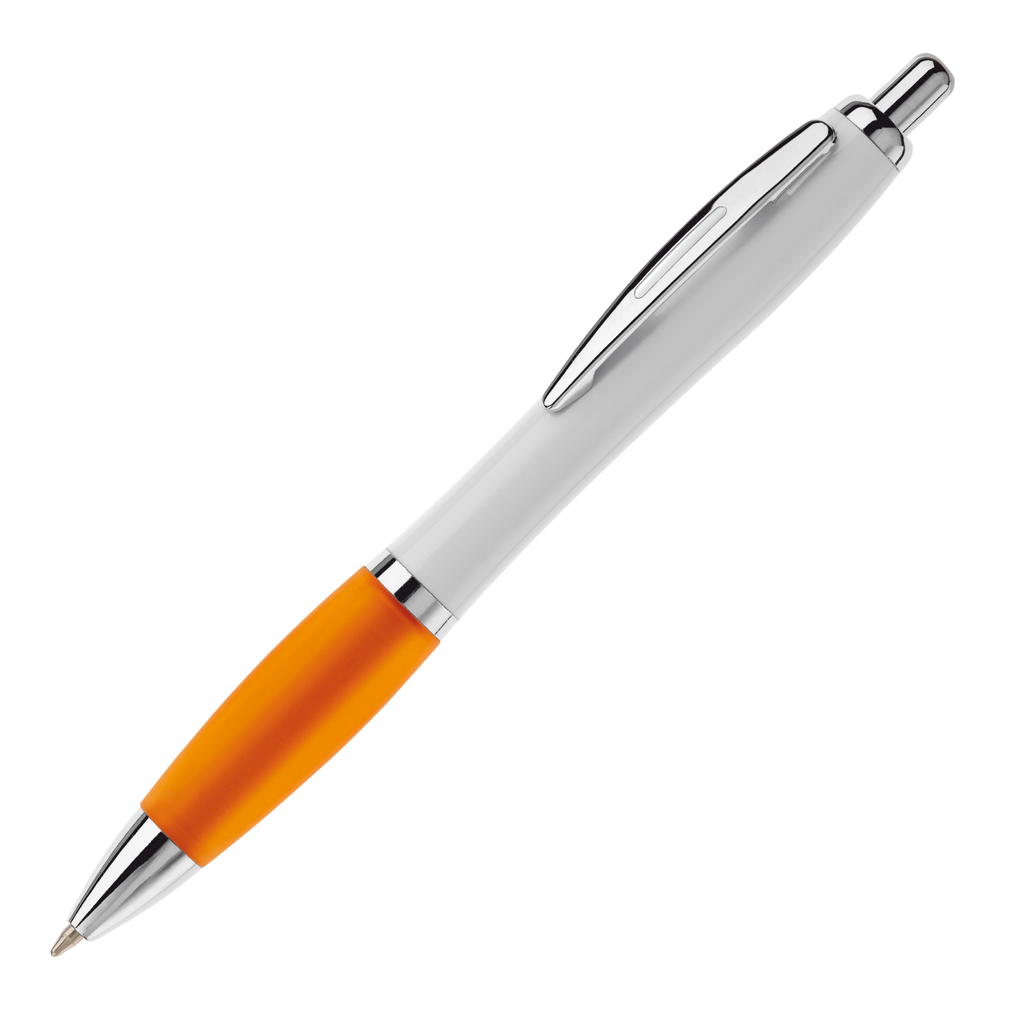 Kugelschreiber HAWAÏ Weiß mit Metallclip