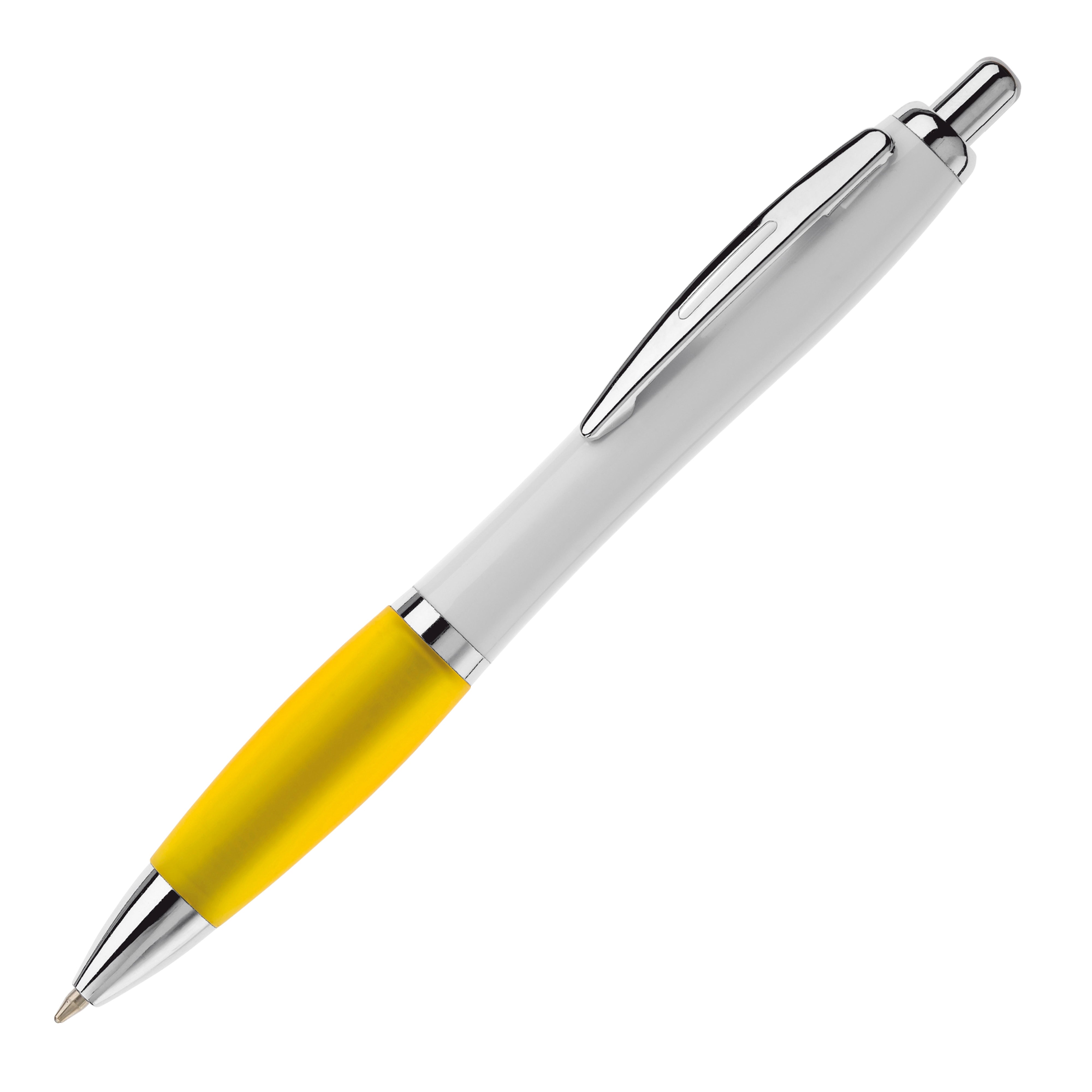 Kugelschreiber HAWAÏ Weiß mit Metallclip