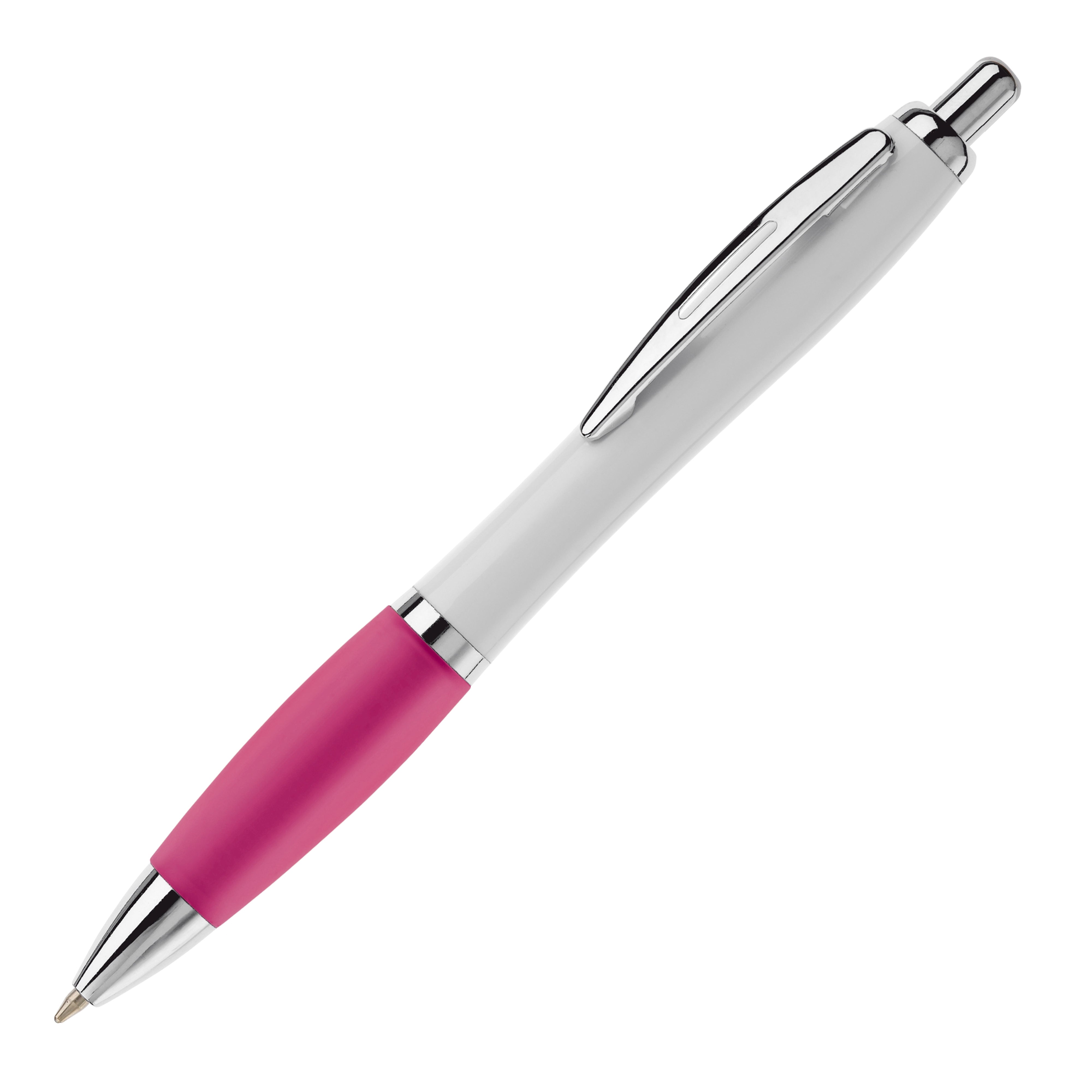 Kugelschreiber HAWAÏ Weiß mit Metallclip