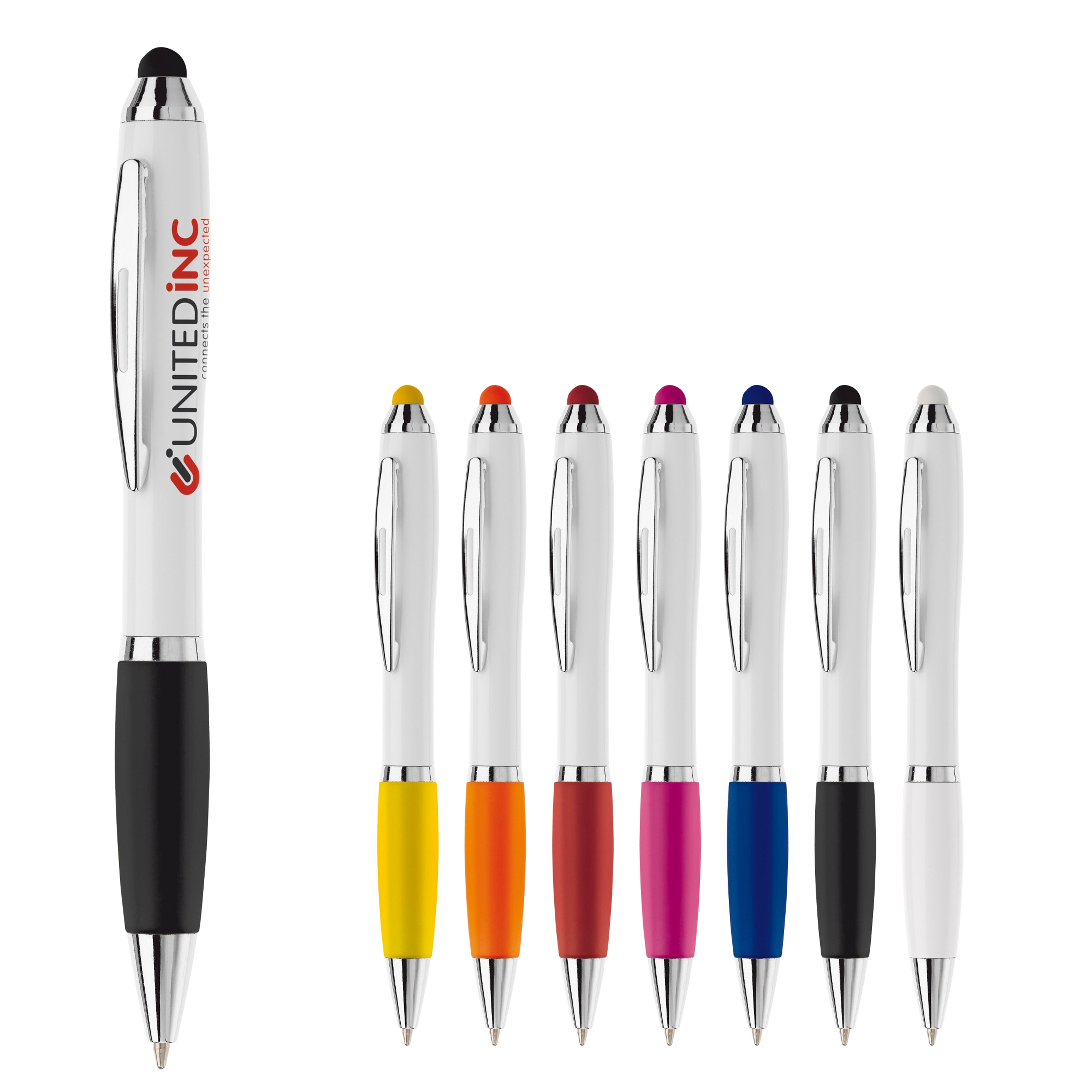 Kugelschreiber HAWAÏ Stylus Weiß mit Touchfunktion