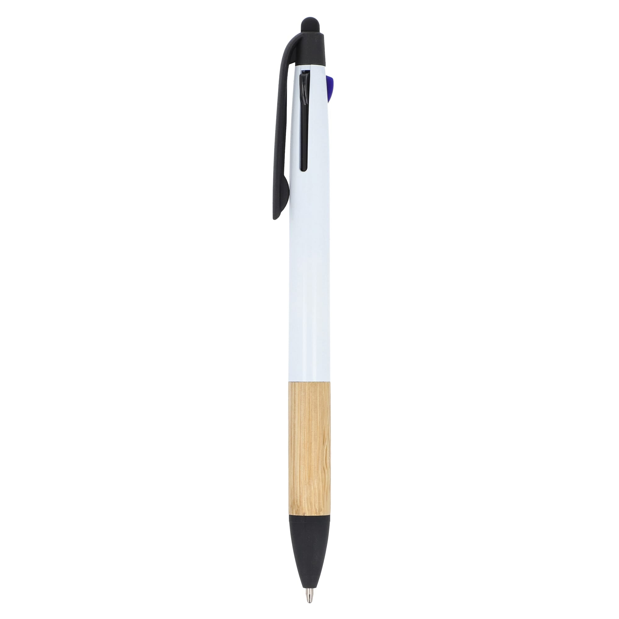3-Farben-Stift mit Bambusgriff