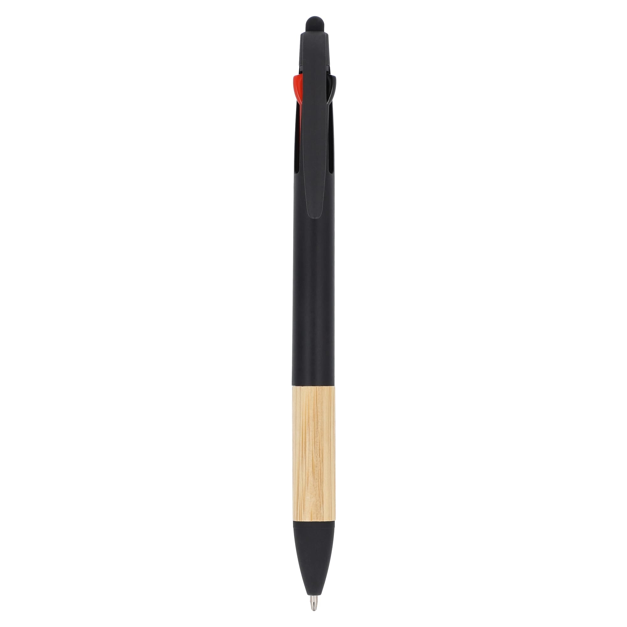 3-Farben-Stift mit Bambusgriff