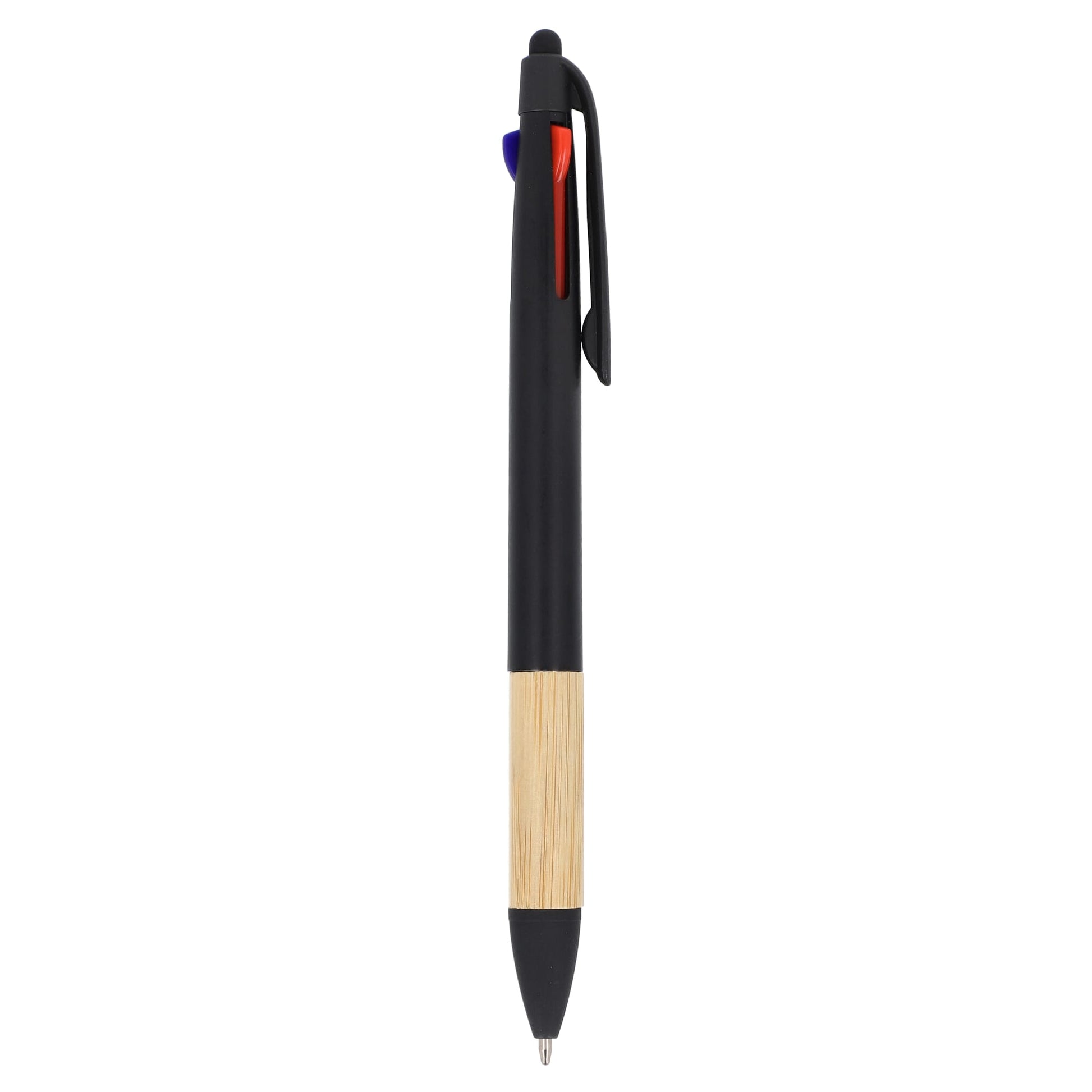 3-Farben-Stift mit Bambusgriff