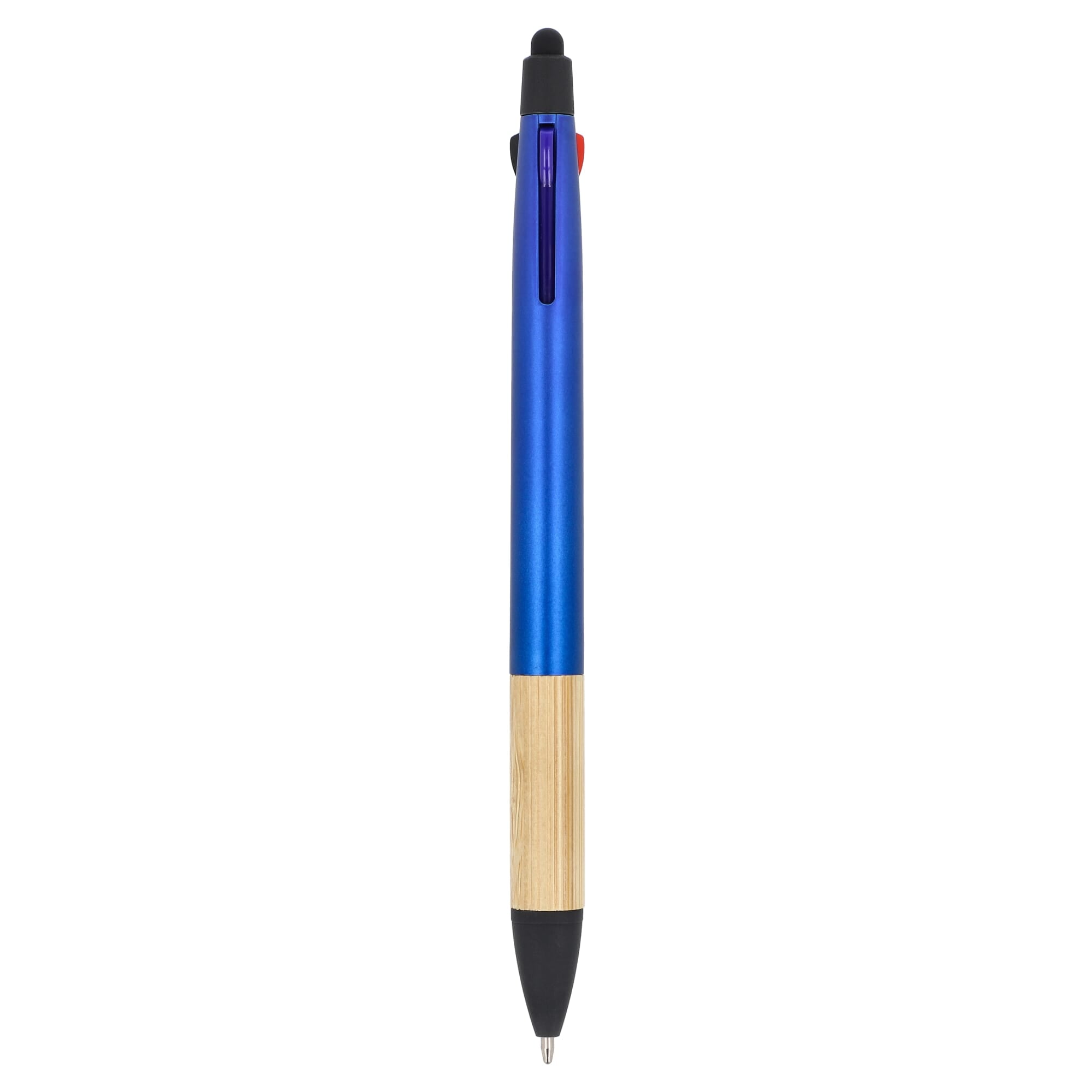3-Farben-Stift mit Bambusgriff