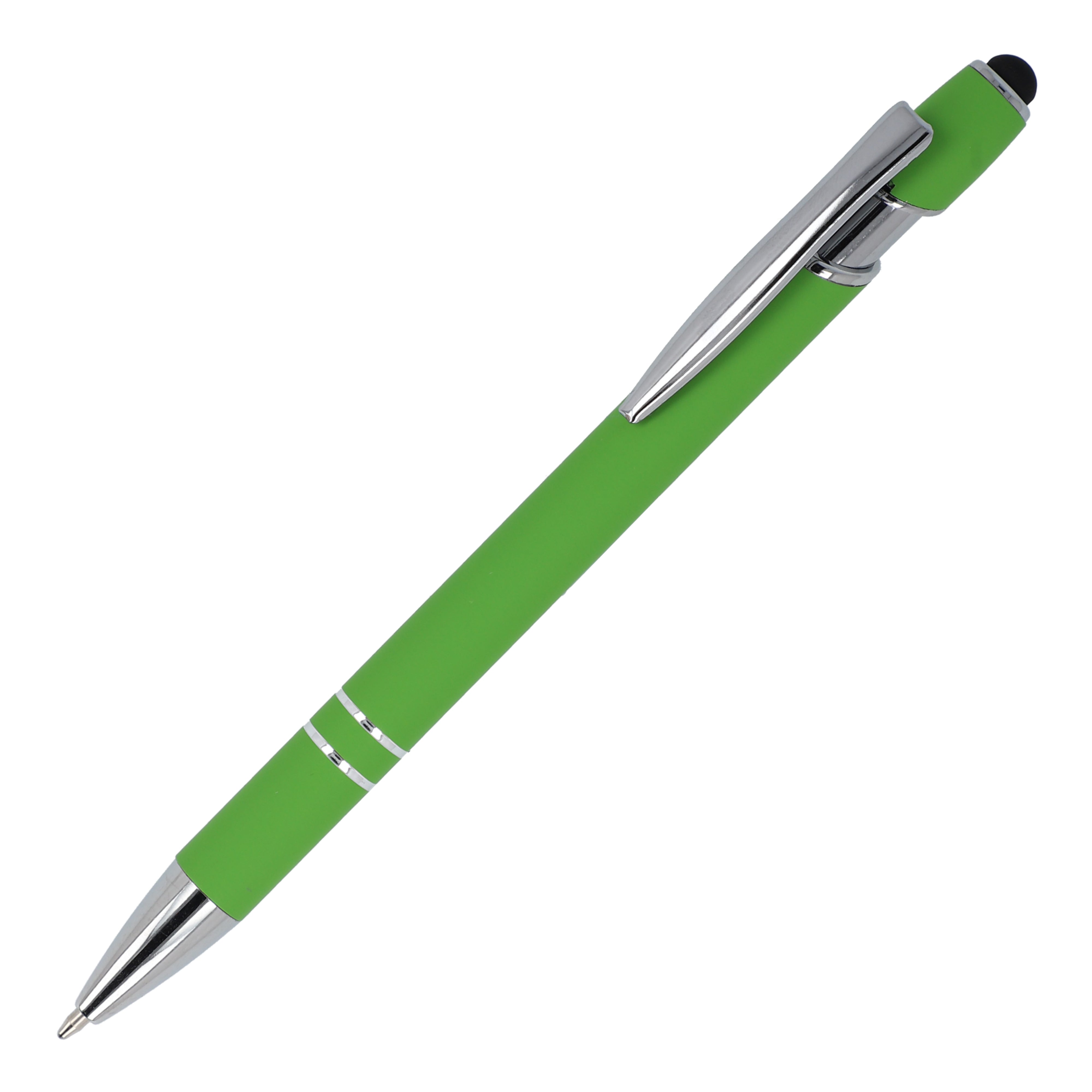 PARIS Soft Touch Kugelschreiber aus recyceltem Aluminium