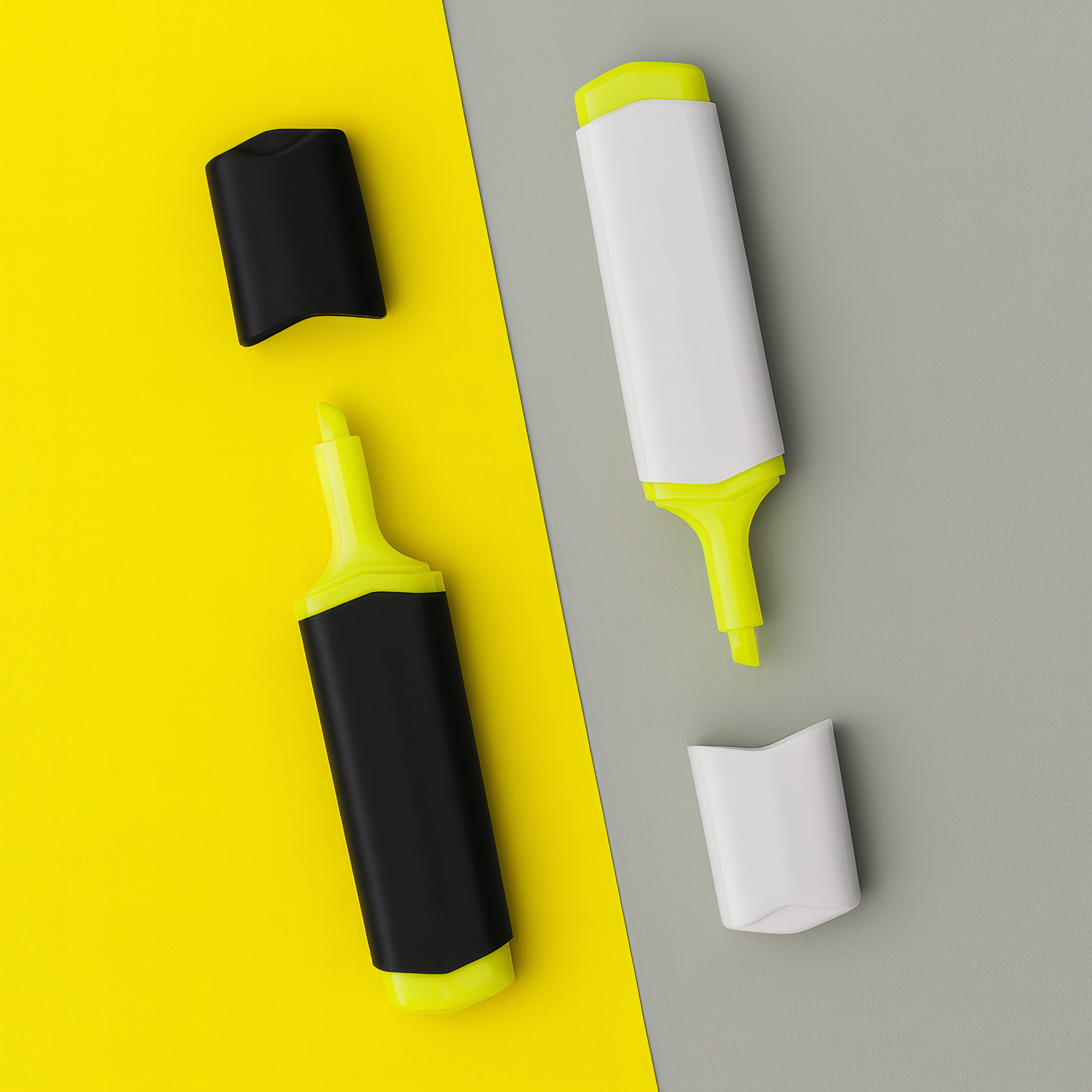 Textmarker BASIC mit großer Druckfläche