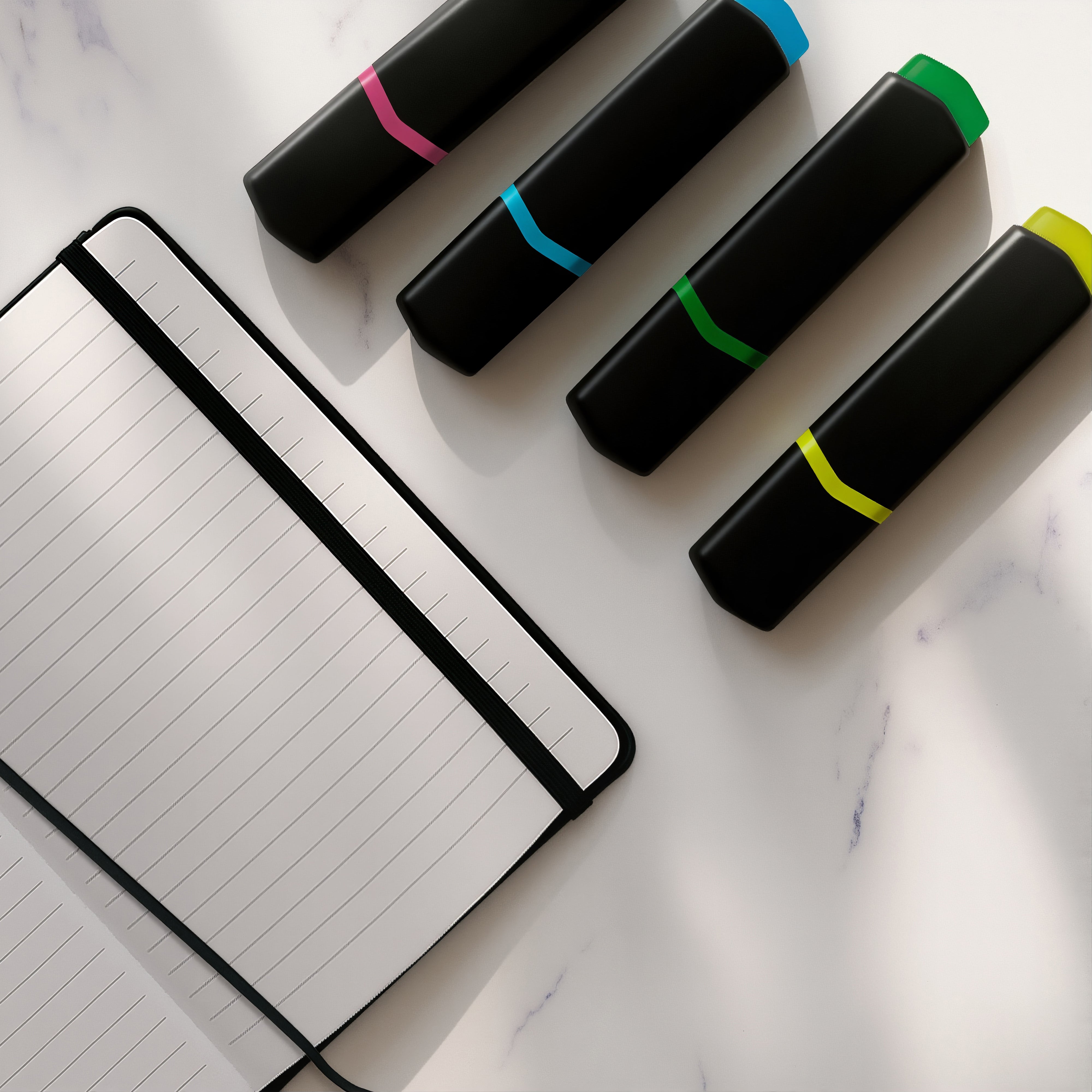 Textmarker BASIC mit großer Druckfläche