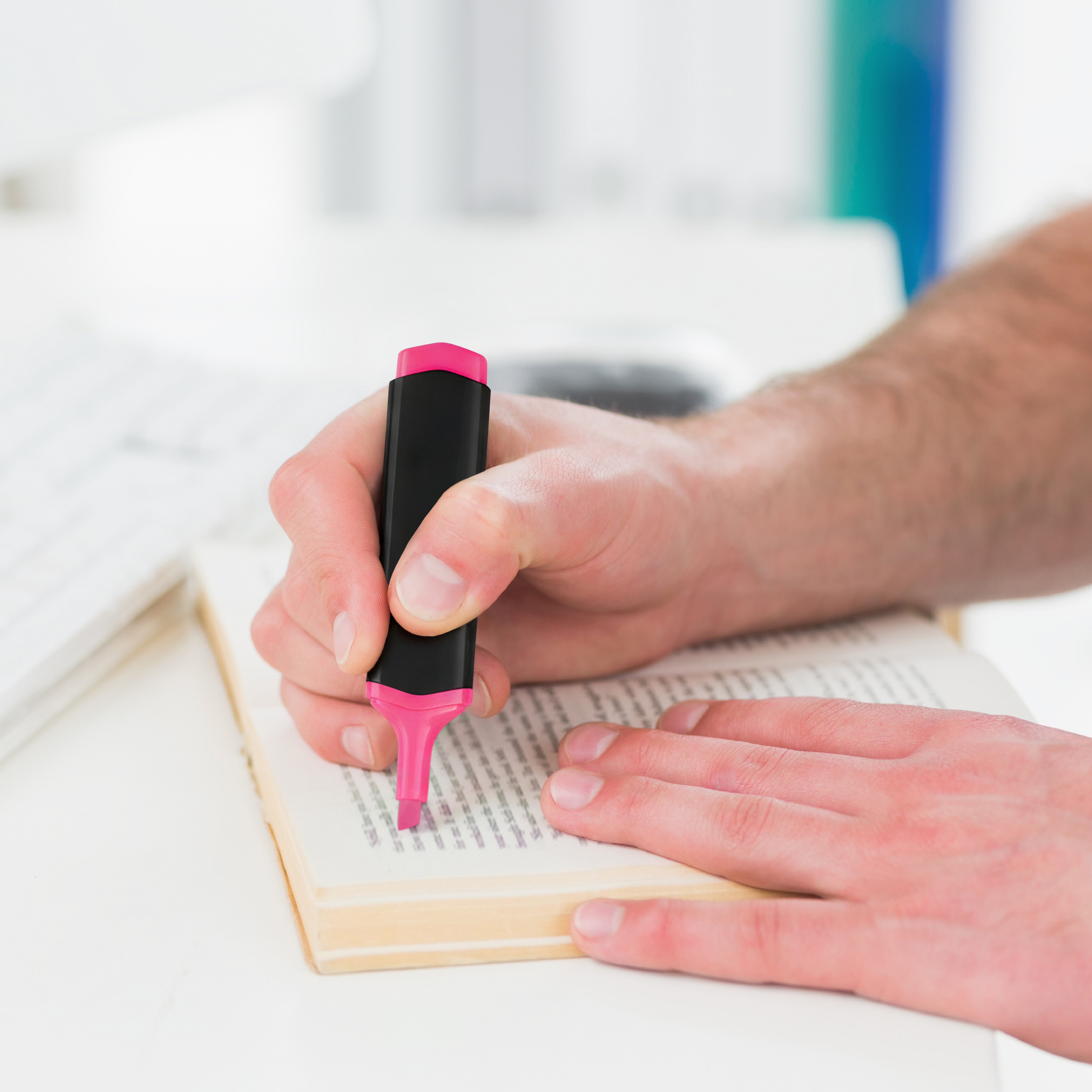 Textmarker BASIC mit großer Druckfläche