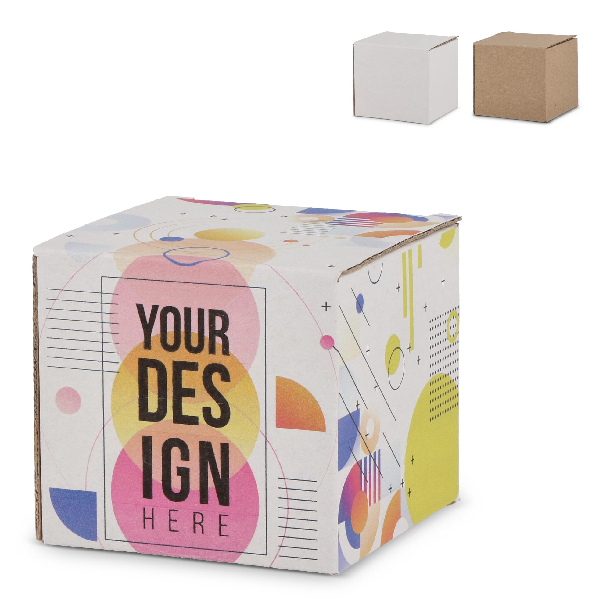 Individuell gestaltete Geschenkbox Tassen klein