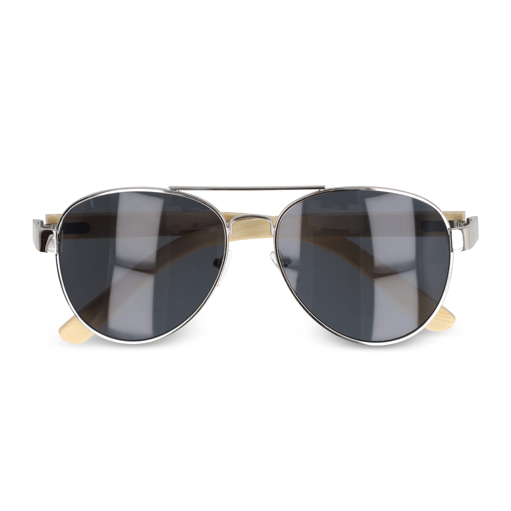 Piloten Sonnenbrille mit Bambus Bügeln