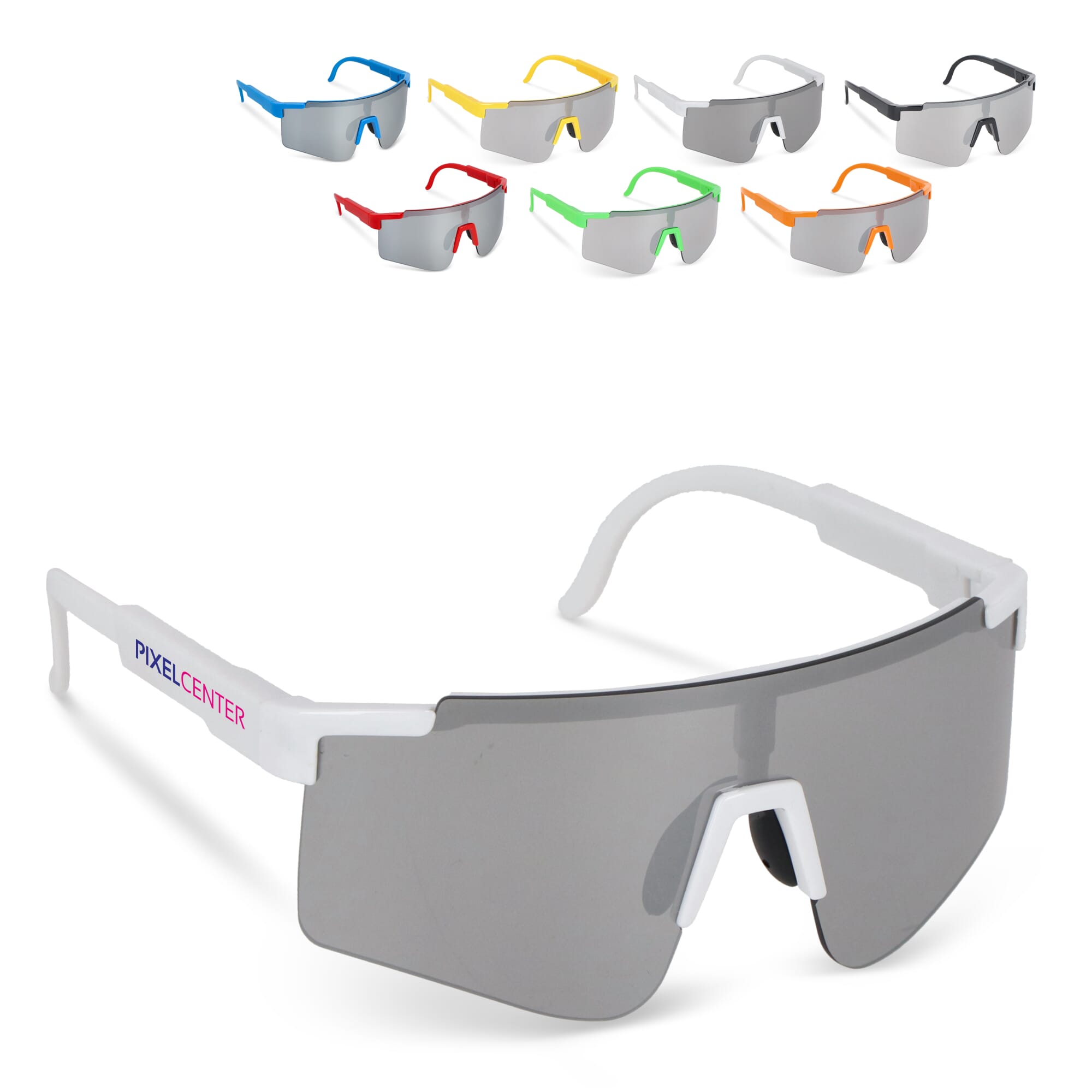 Tom R-PC Sport-Sonnenbrille mit verspiegelten Gläsern UV400